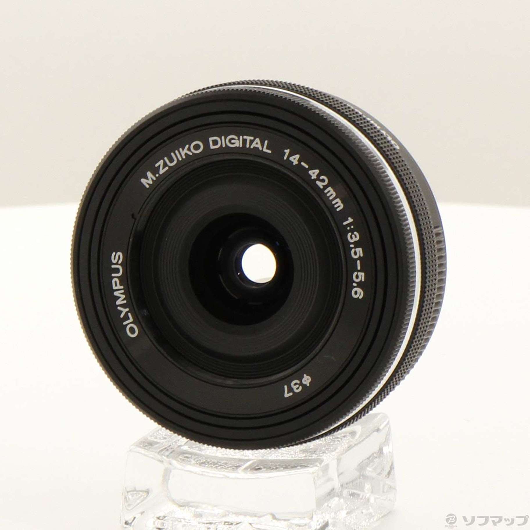 中古】M.ZUIKO DIGITAL 14-42mm F3.5-5.6 EZ (レンズ／ブラック 