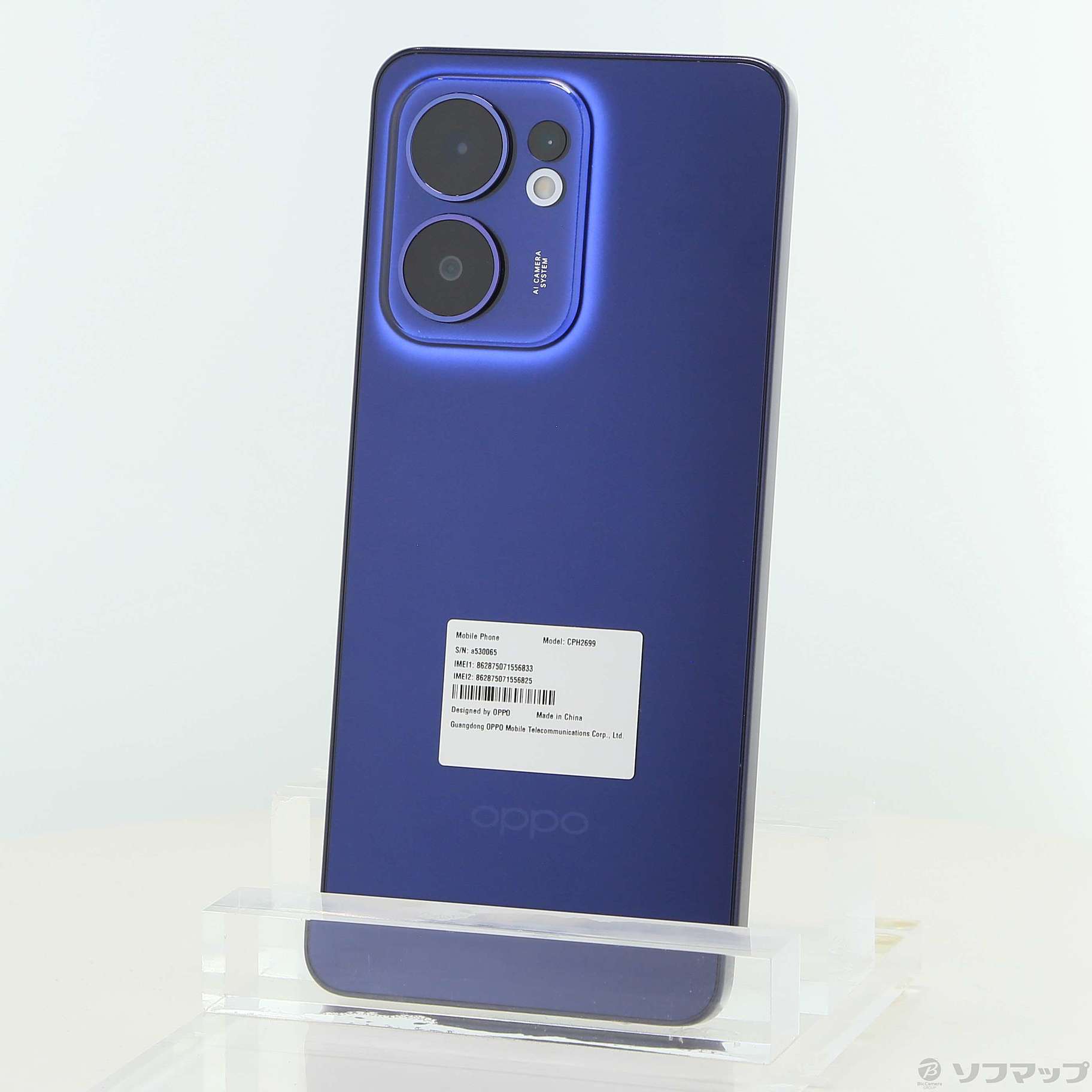 OPPO Reno13 A 8GB 128GBルミナスネイビー