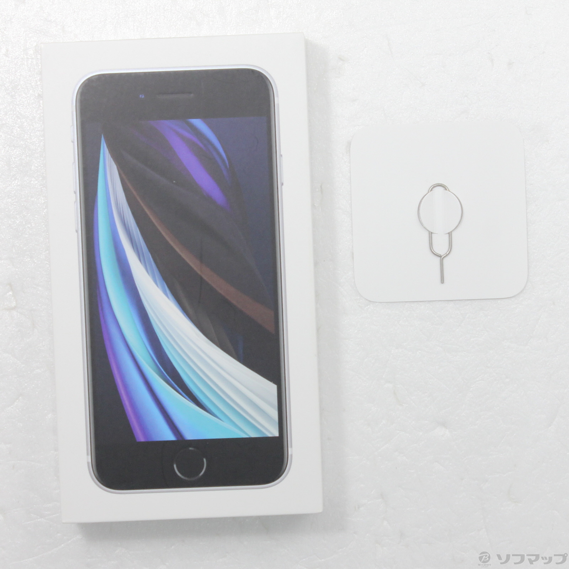 中古】iPhone SE 第2世代 128GB ホワイト MHGU3J／A SIMフリー 