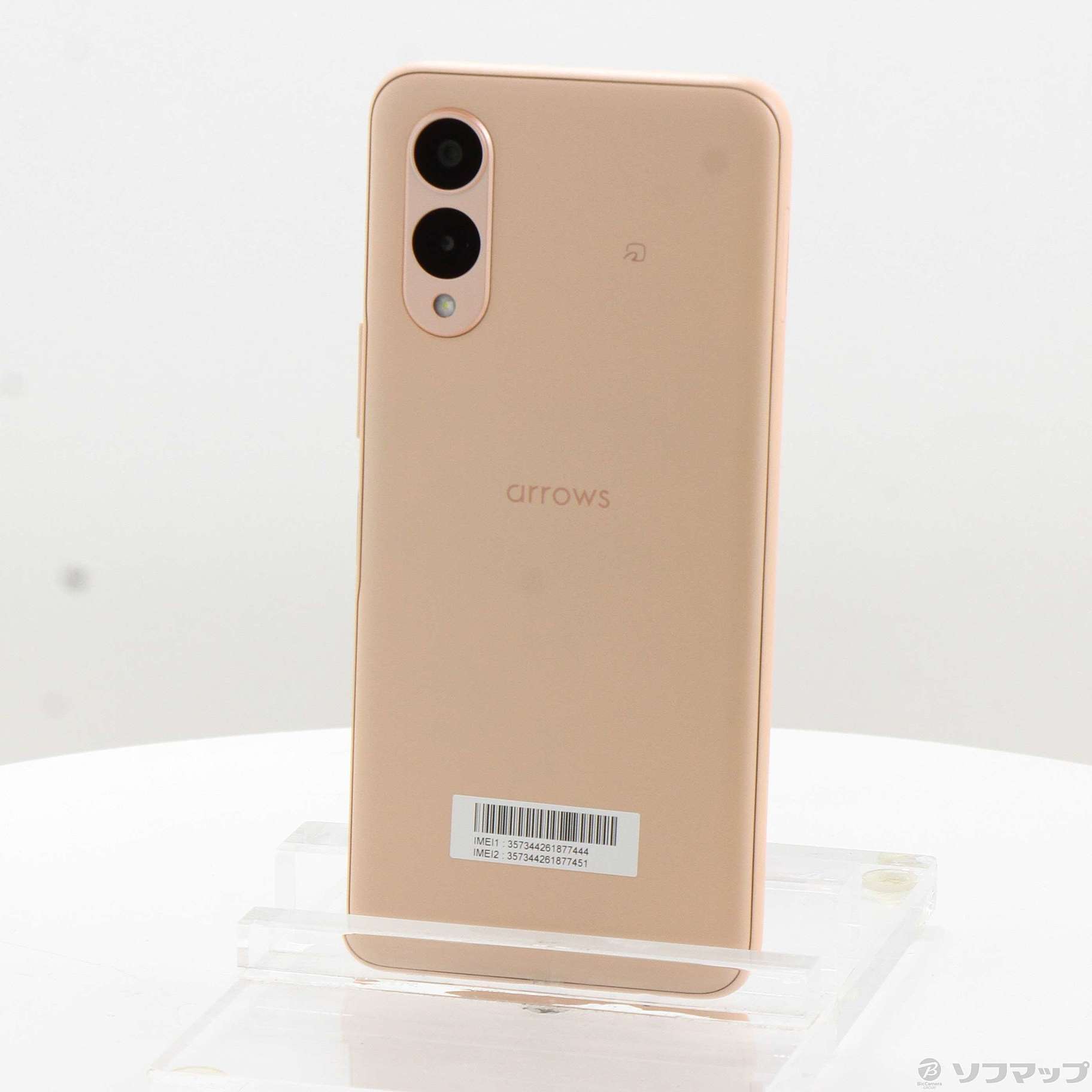 中古】arrows We2 64GB ライトオレンジ FCG02 au SIMフリー