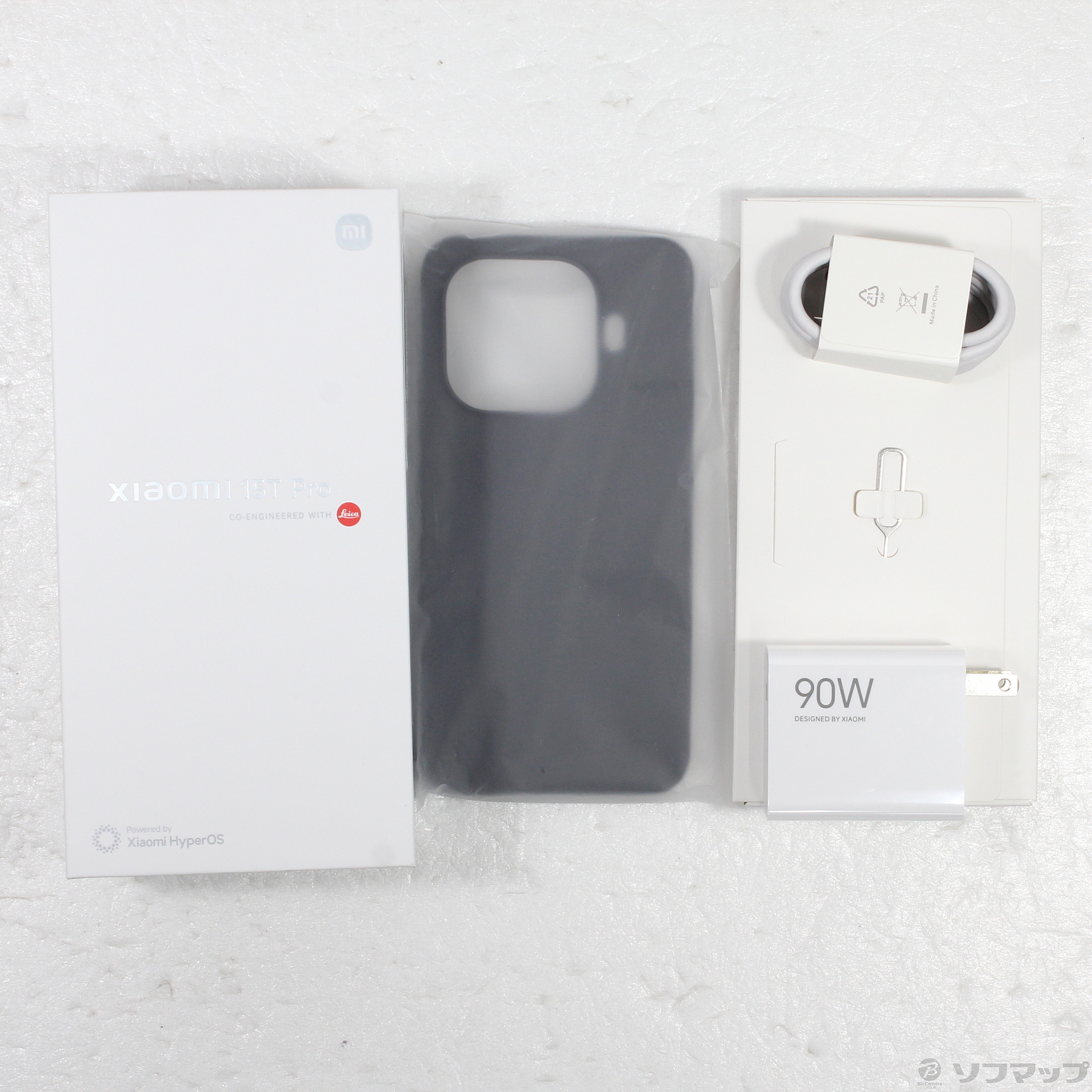 中古】Xiaomi 15T Pro 256GB ブラック MZB0KWIJP SIMフリー