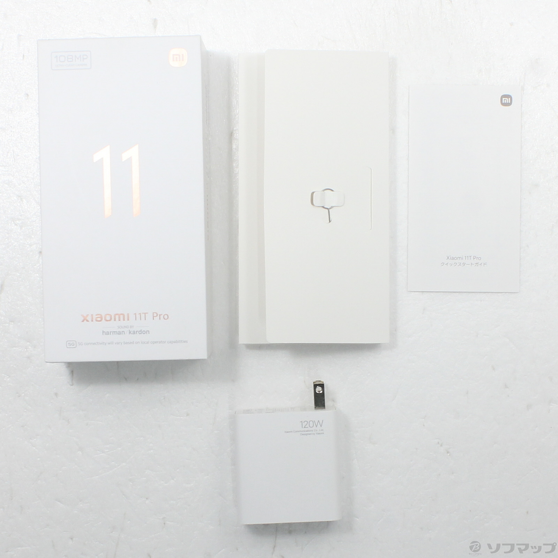 中古】Xiaomi 11T Pro 256GB ムーンライトホワイト 2107113SR SIM