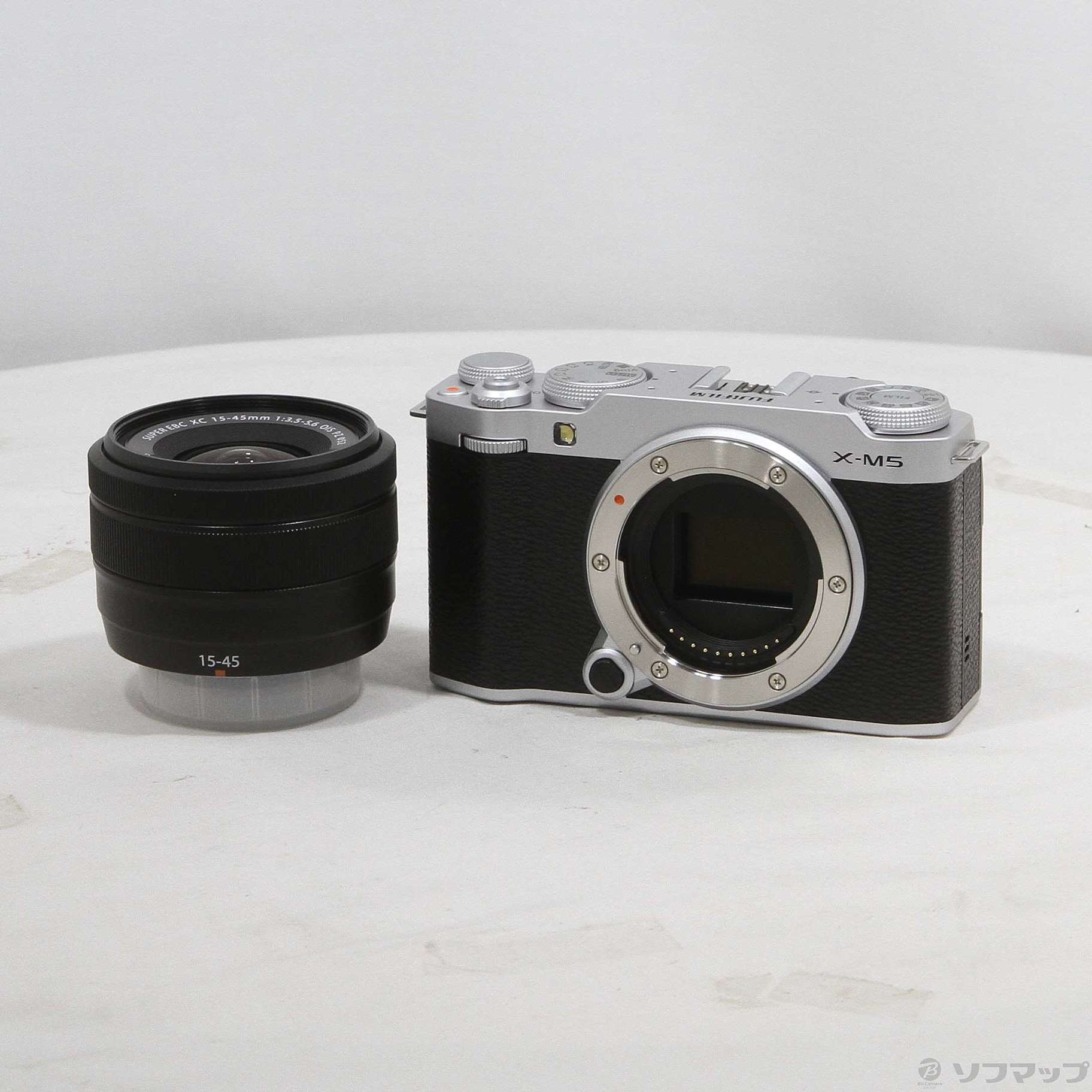 中古】FUJIFILM X-M5 XC15-45mmレンズキット シルバー [2133074593357 