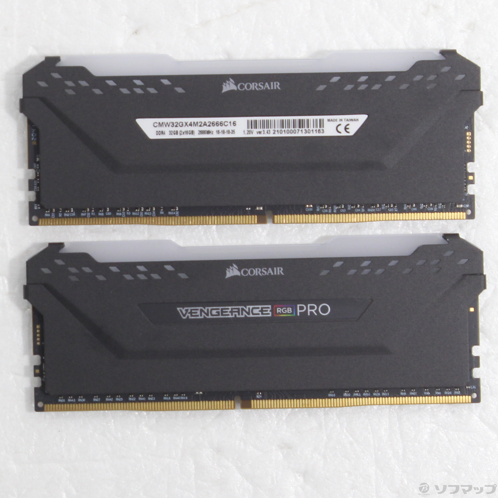 Corsair コルセア DDR4 32GB (16GB×2)2666MHz コルセア(メモリ