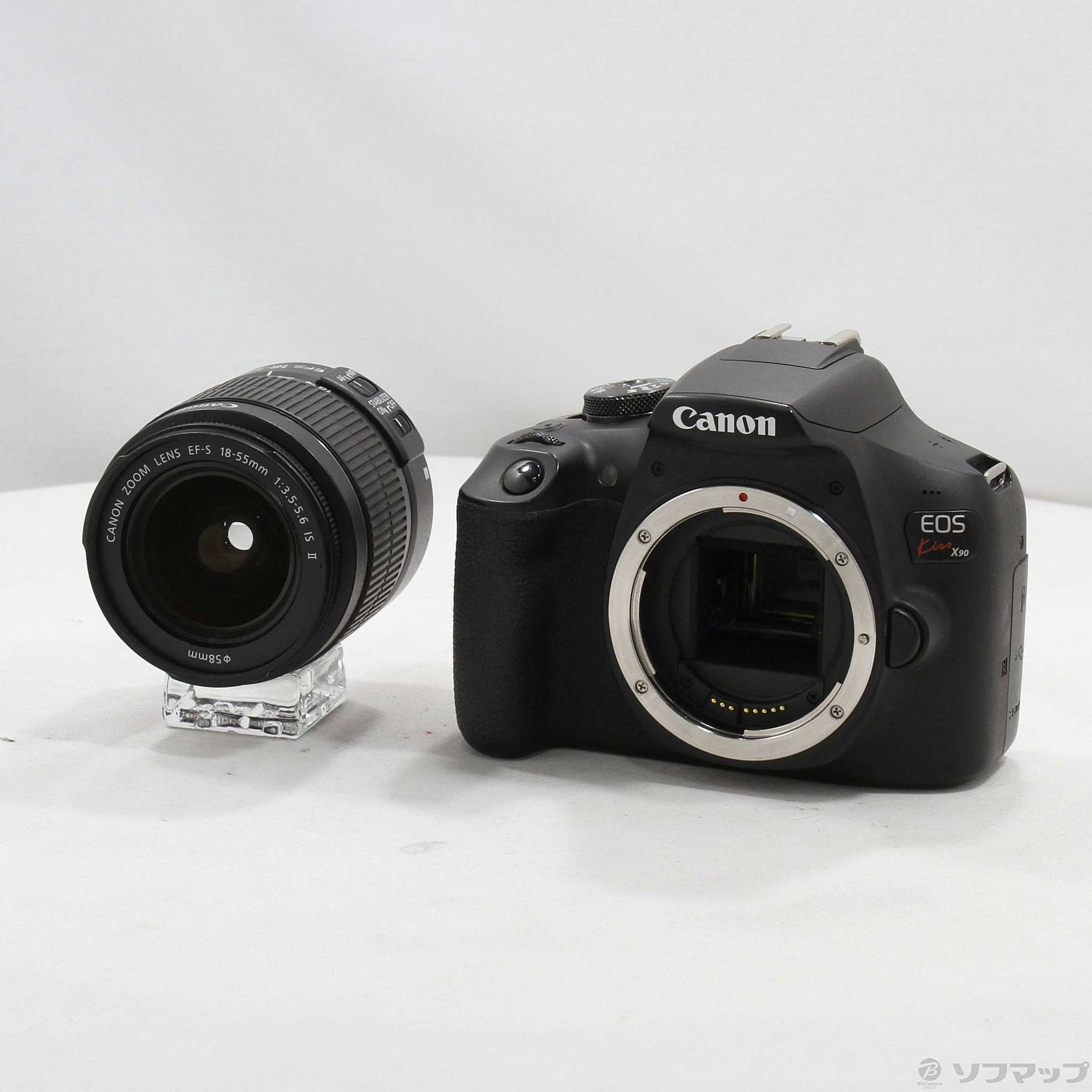 中古】EOS Kiss X90 EF-S18-55 IS II レンズキット [2133074655550