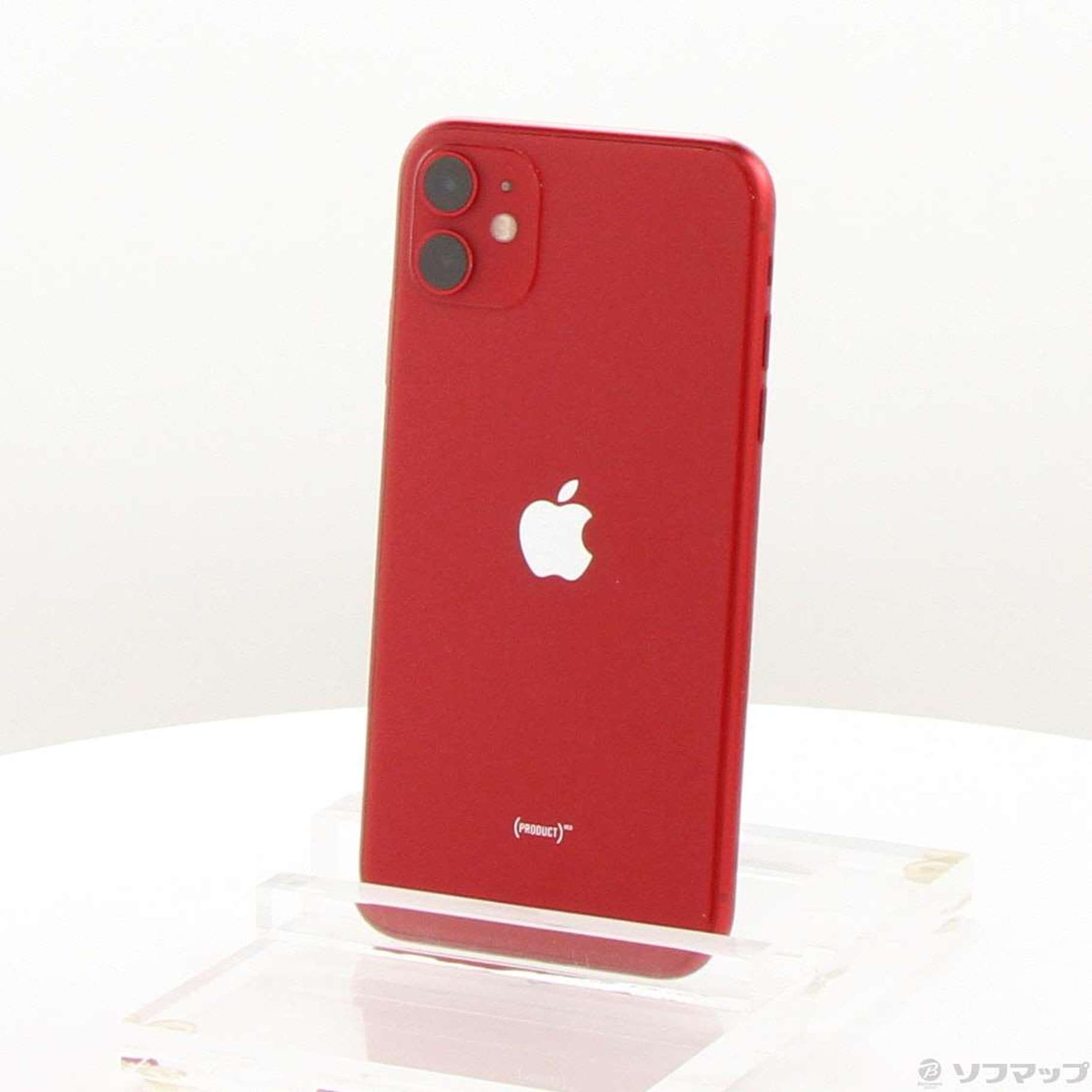 iPhone 11 (PRODUCT)RED 64GB SIM�t���[ [���b�h]