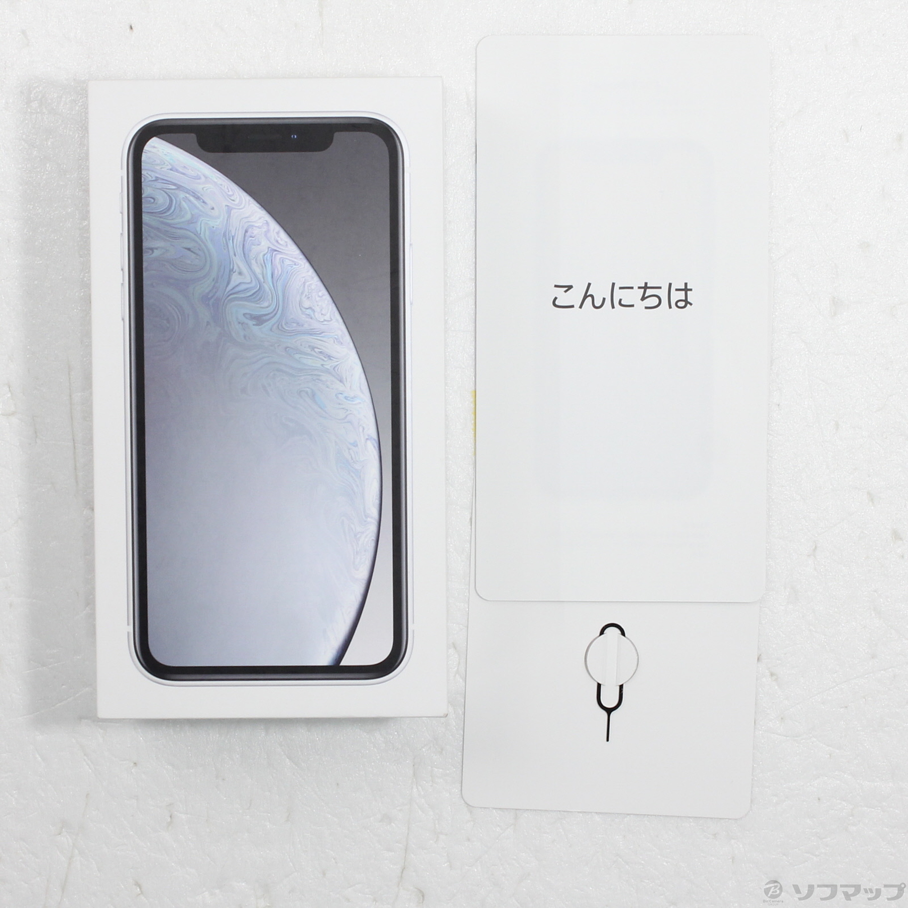 中古品〕 iPhoneXR 64GB ホワイト MT032J／A SoftBank｜の通販は