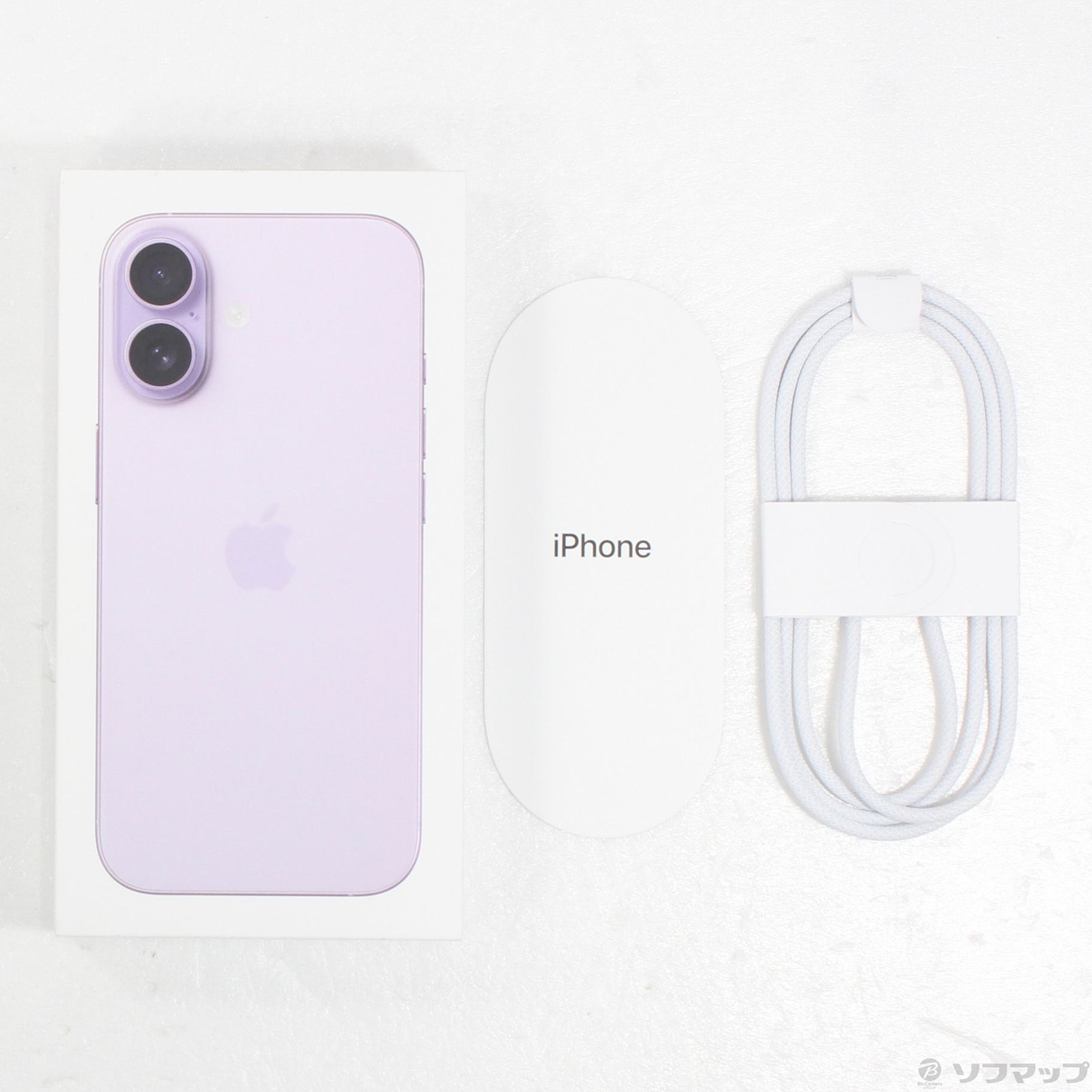 中古】iPhone17 256GB ラベンダー MG6A4J／A SIMフリー [2133074709888