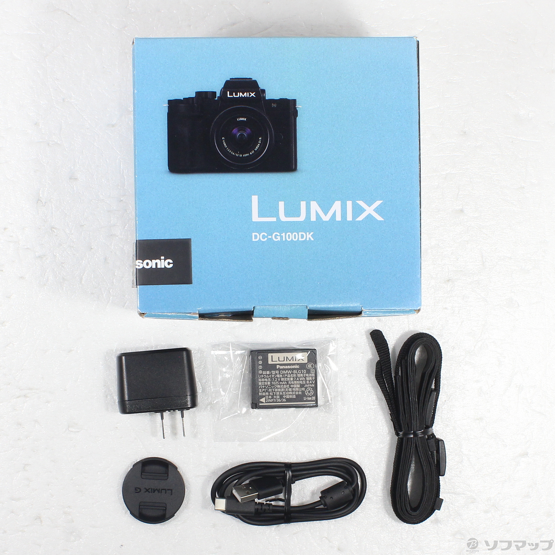 中古】LUMIX G100D Kキット 標準ズームレンズキット DC-G100DK-K