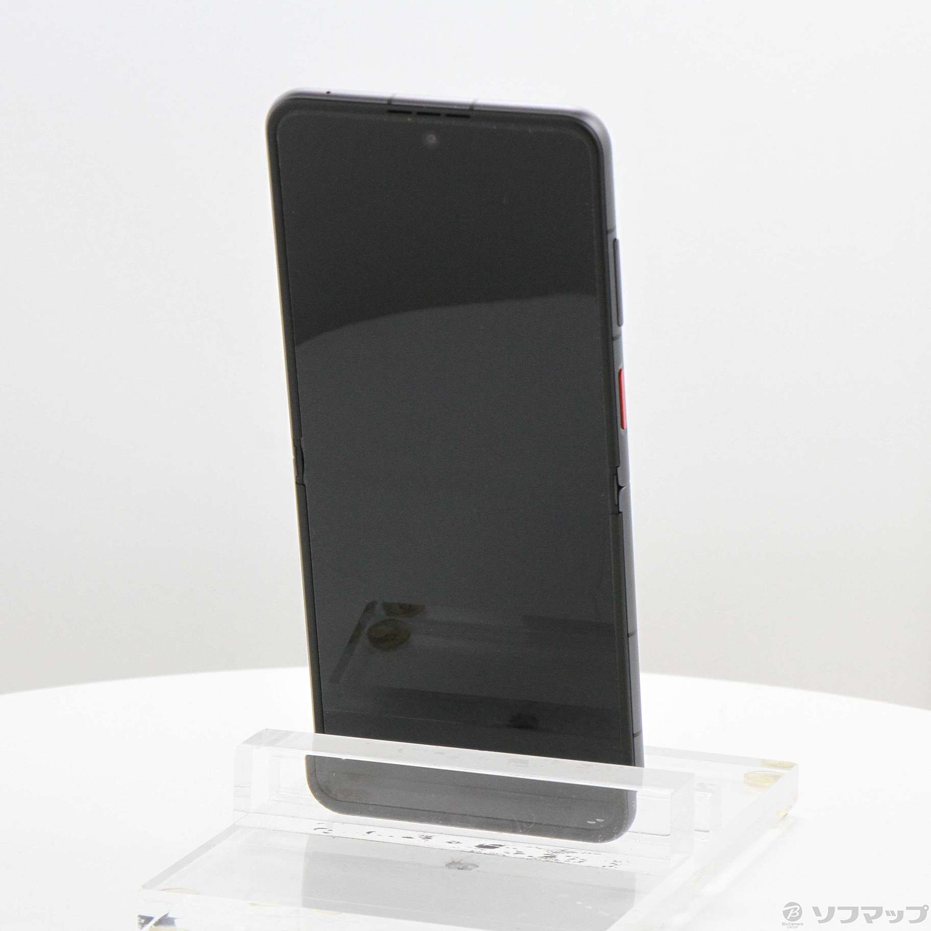 中古】nubia Flip 3 128GB ブラック ZESCR2 Y!mobile SIMフリー ［6.9