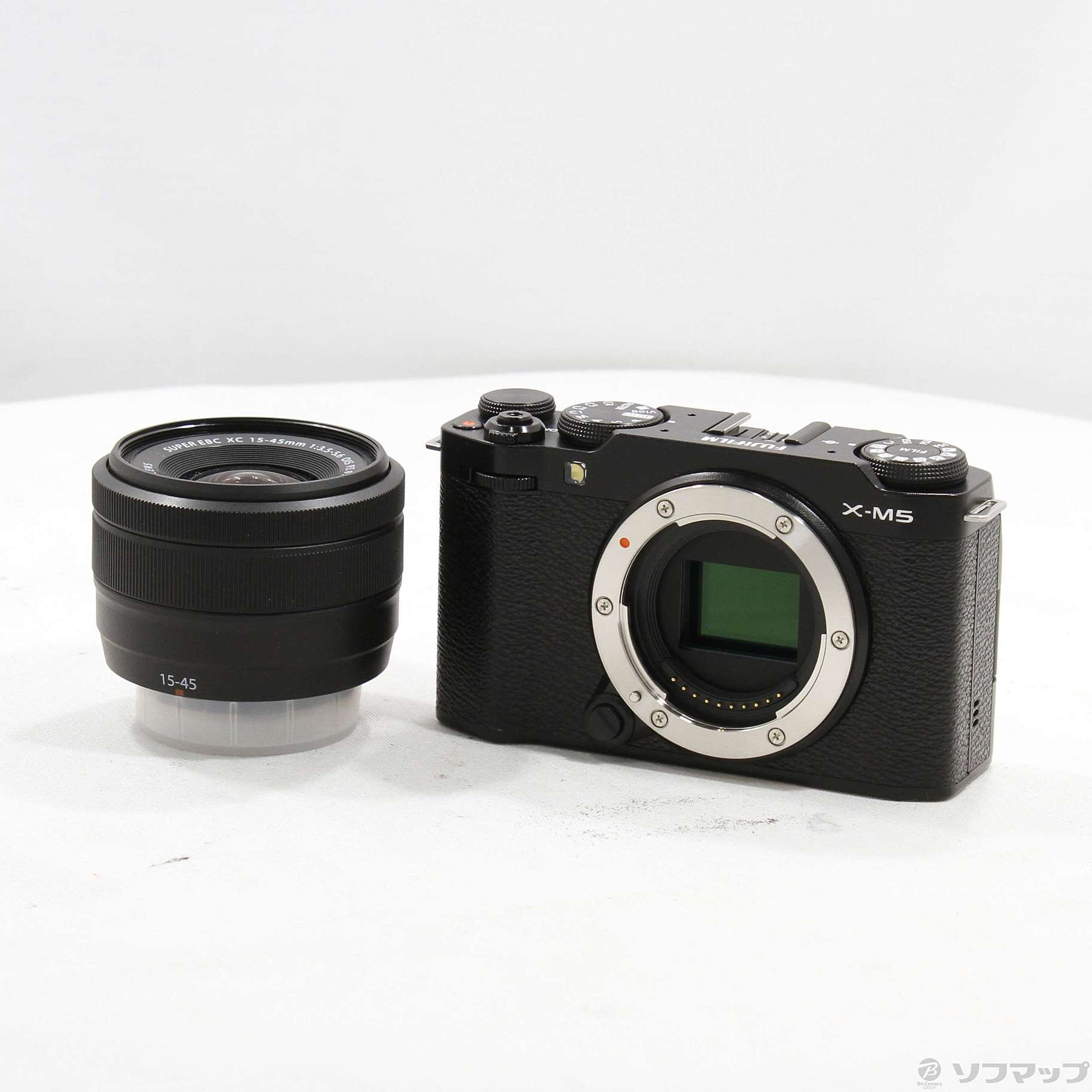 中古】FUJIFILM X-M5 XC15-45mmレンズキット ブラック [2133074816685