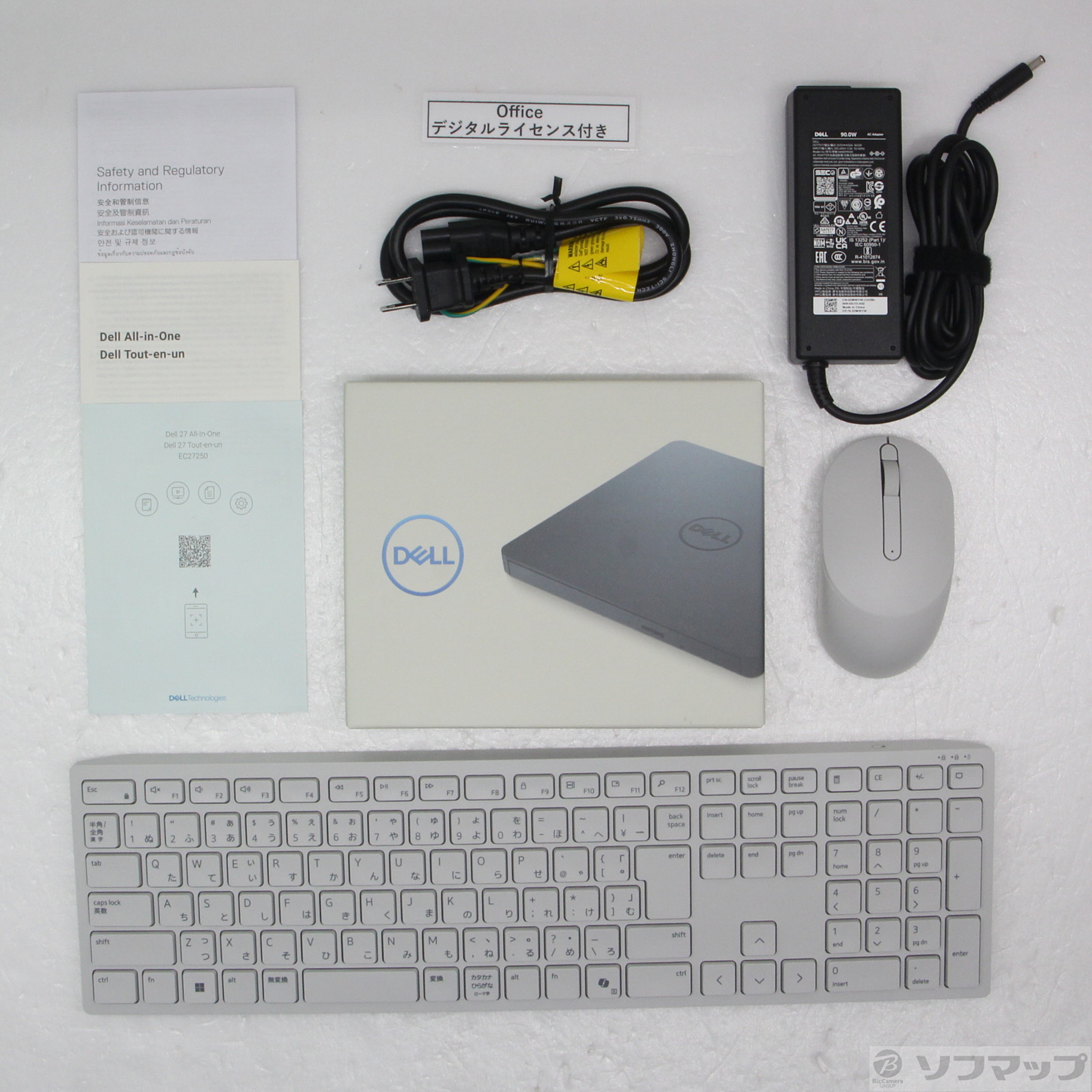 〔展示品〕 Dell 27 All-in-One AD69-FNHBC パールホワイト