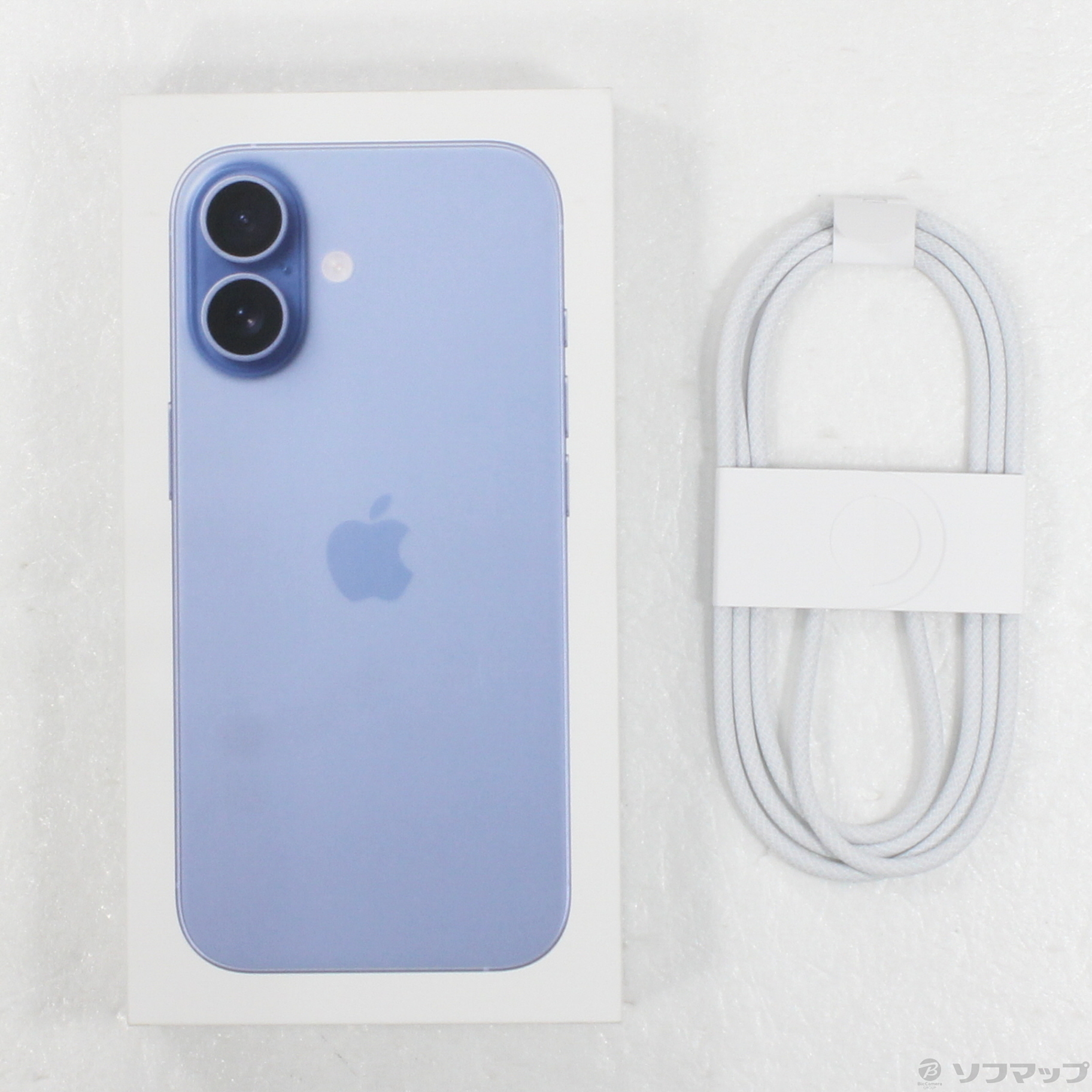中古】iPhone17 256GB ミストブルー MG694J／A SIMフリー
