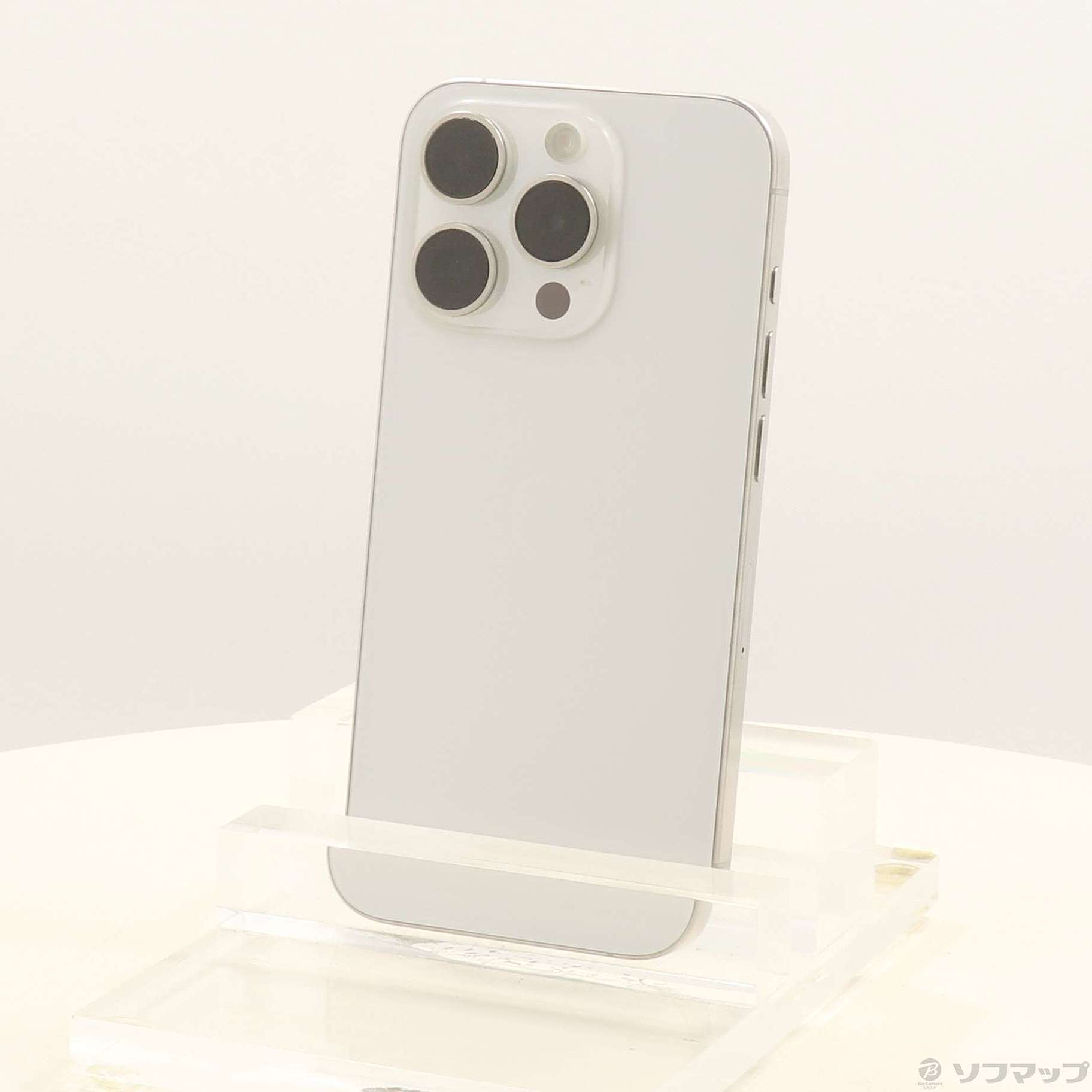 iPhone 15 Pro 128GB SIM�t���[ [�z���C�g�`�^�j�E��]�̐��i�摜1