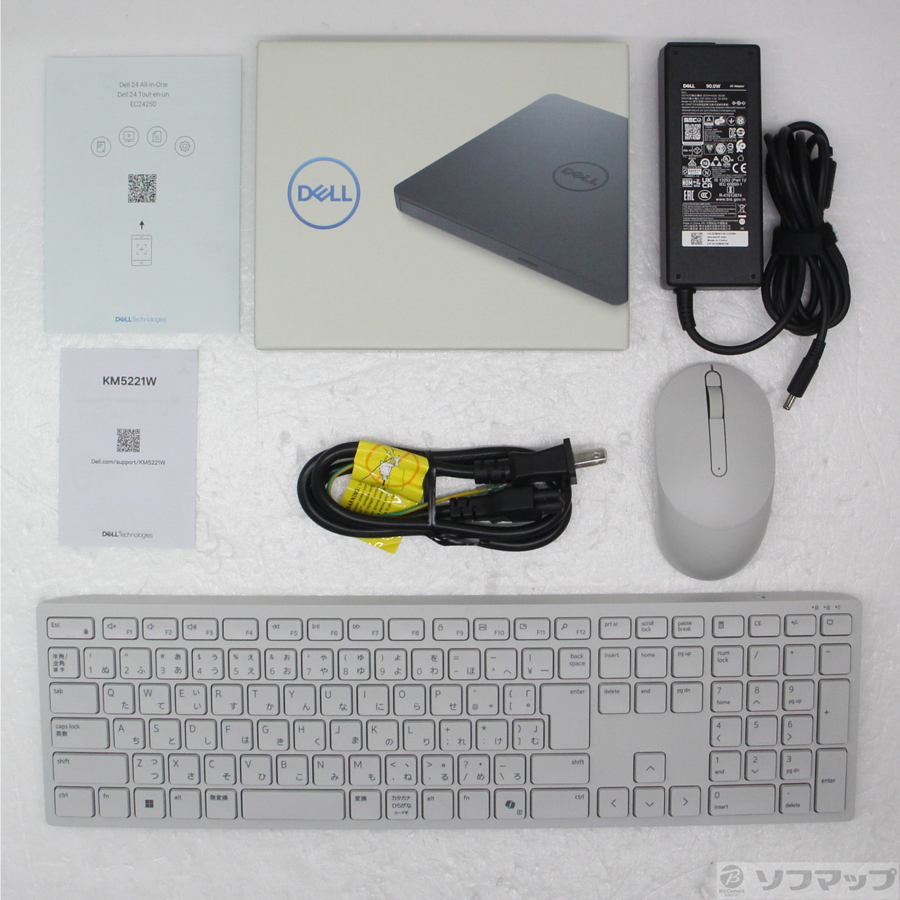 〔展示品〕 Dell 24 All-in-One AD67-FNWHBC パールホワイト