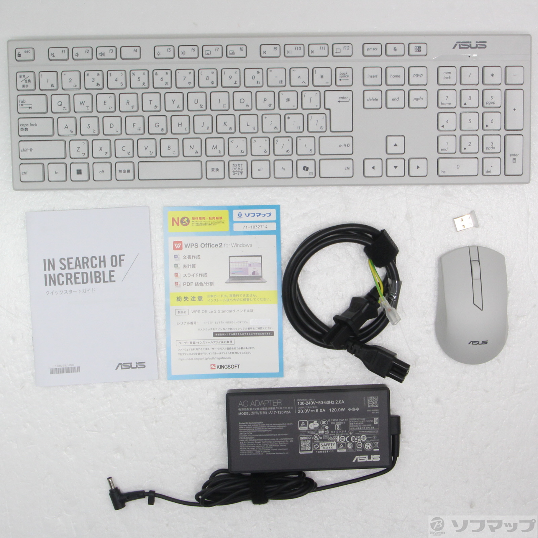 〔展示品〕 V400 AiO V440VAK V440VAK-WPC125W ホワイト