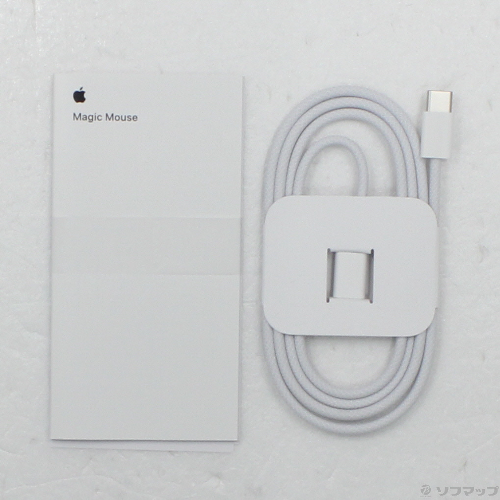 中古品〕 Magic Mouse (USB-C) ホワイト (Multi-Touch対応) MXK53ZA／A
