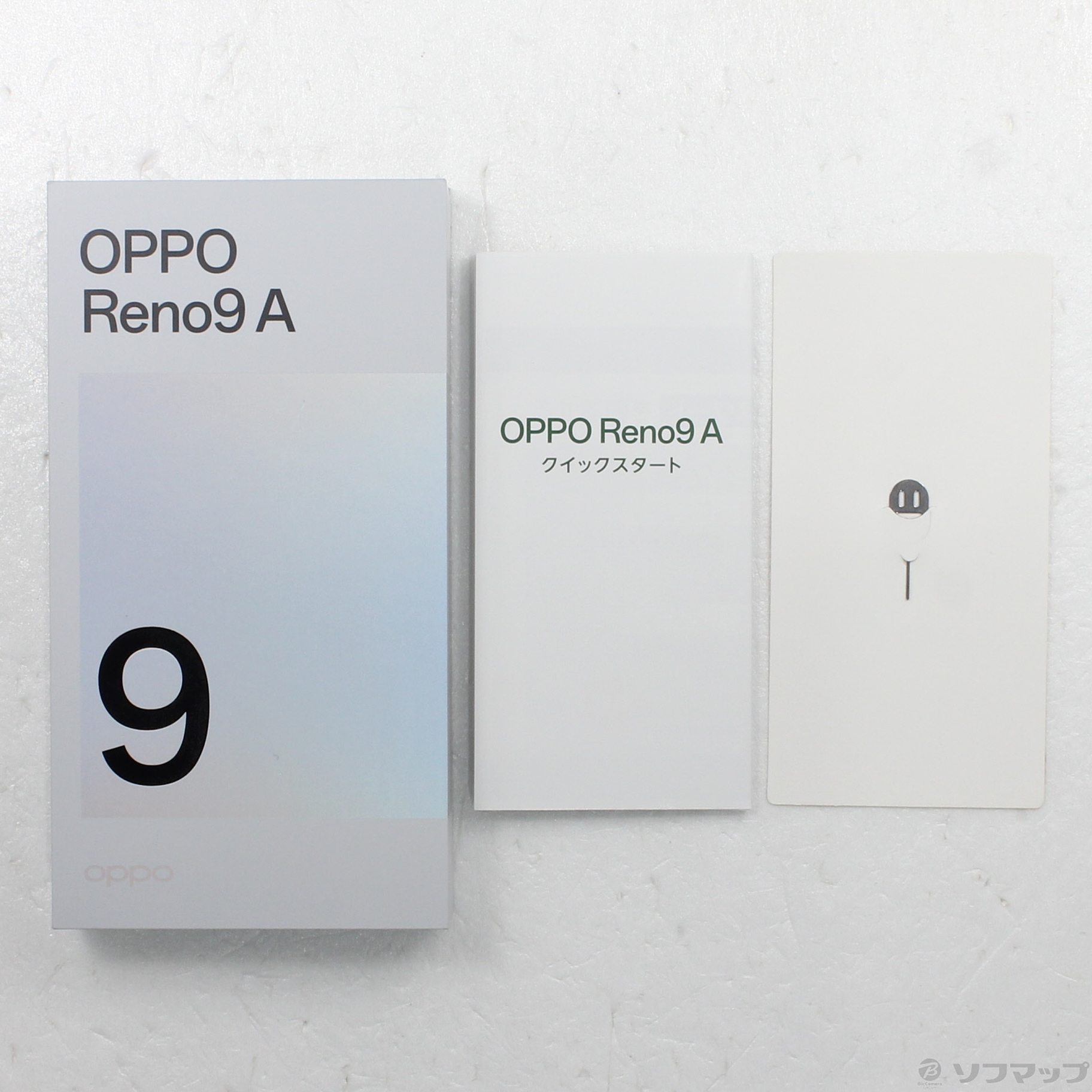 中古品〕 OPPO Reno9 A 128GB ムーンホワイト YMOPRENO9A Y!mobile SIM