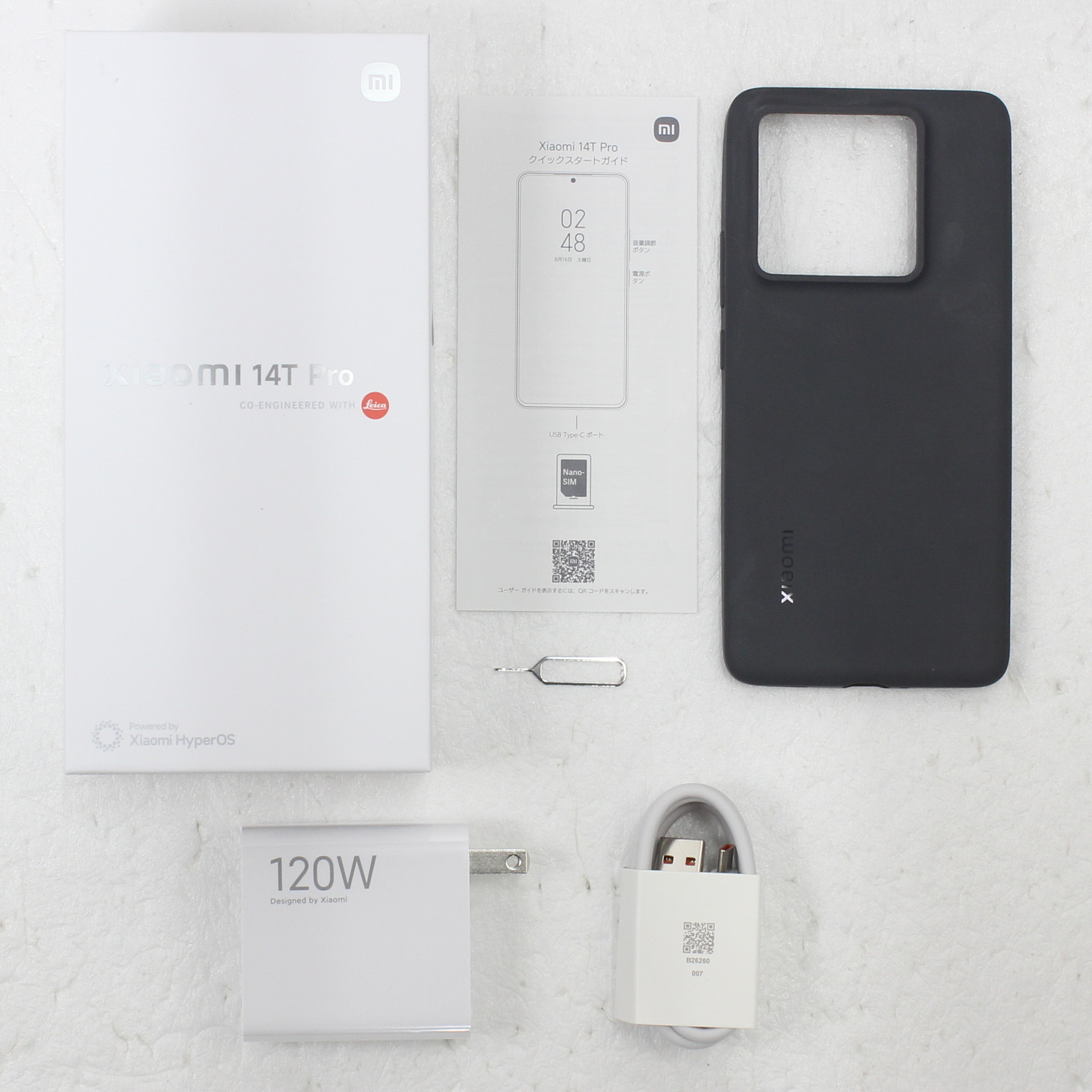中古】Xiaomi 14T Pro 256GB チタンブルー MZB0HIQJP SIMフリー