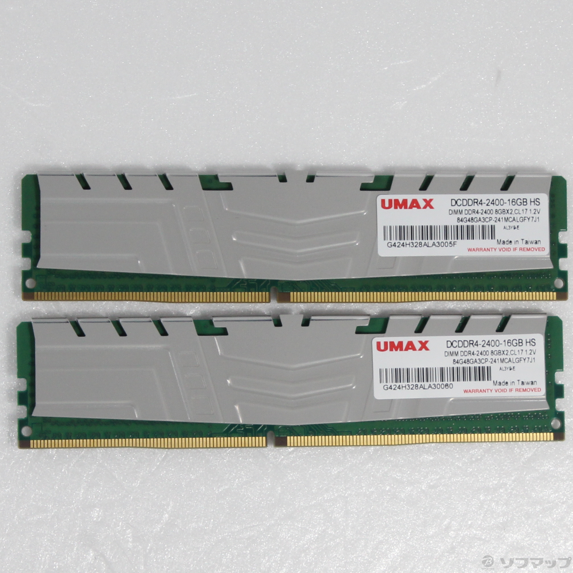 中古】DCDDR4-2400-16GB HS ［288P PC4-19200(DDR4-2400) 16GB(8GB×2枚
