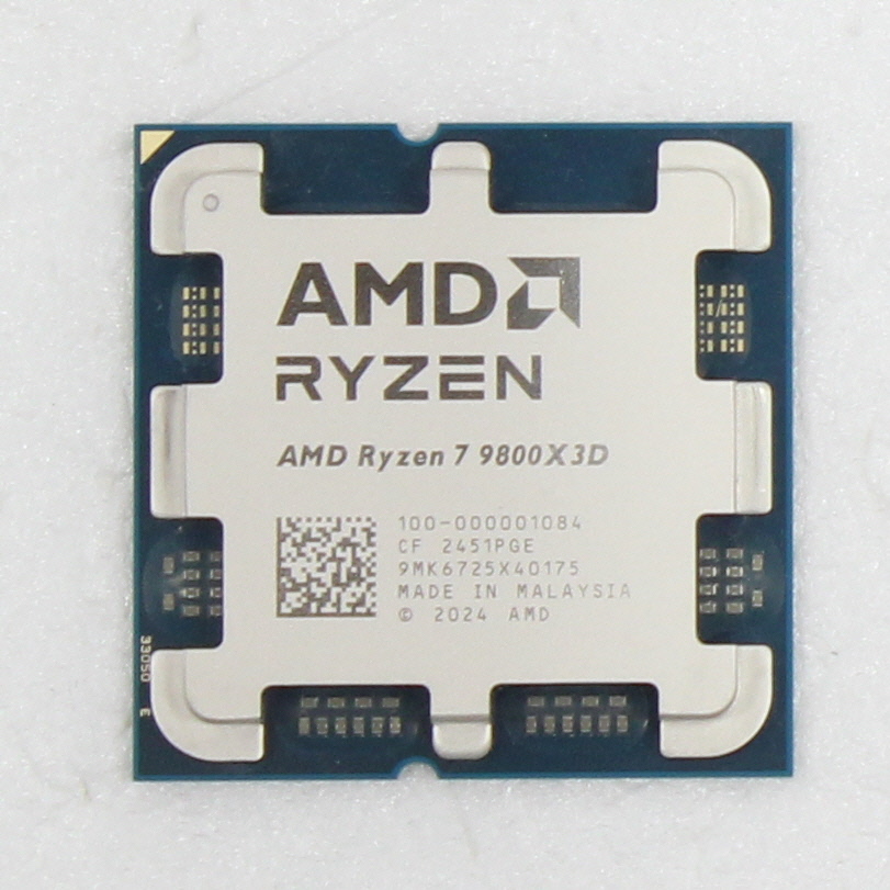中古】Ryzen 7 9800X3D 〔4.7GHz／Socket AM5〕 [2133075610763