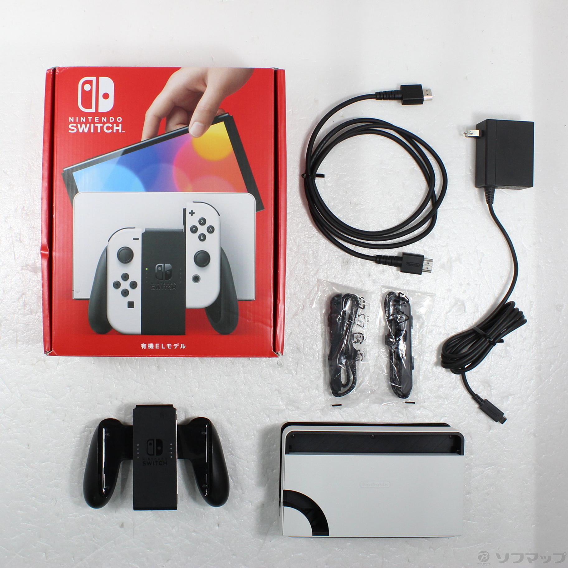 中古品〕 Nintendo Switch 有機ELモデル Joy-Con(L)／(R) ホワイト｜の