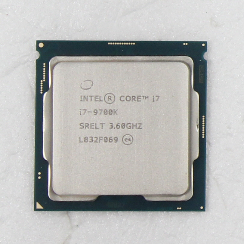 Intel Core i7-9700K 動作確認済み CPU 本体のみ 中古】Core i7 9700K 〔3.6GHz／LGA 1151〕 [2133075728796] - リコレ