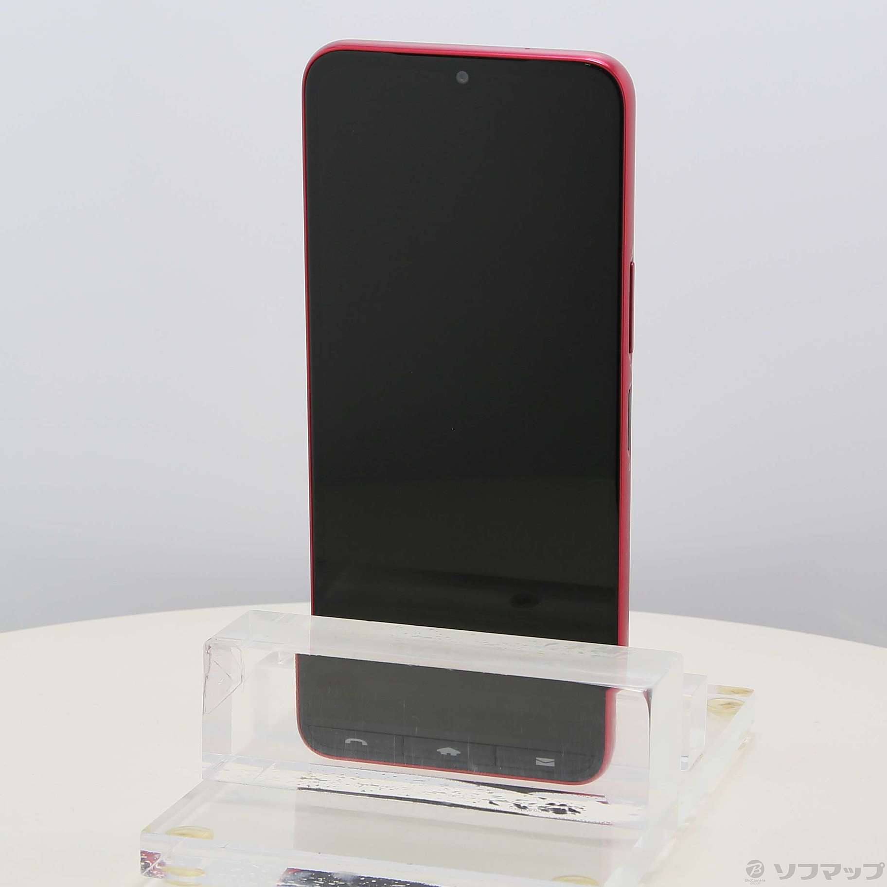 中古】BASIO active3 64GB レッド KYG04 au SIMフリー [2133075747438