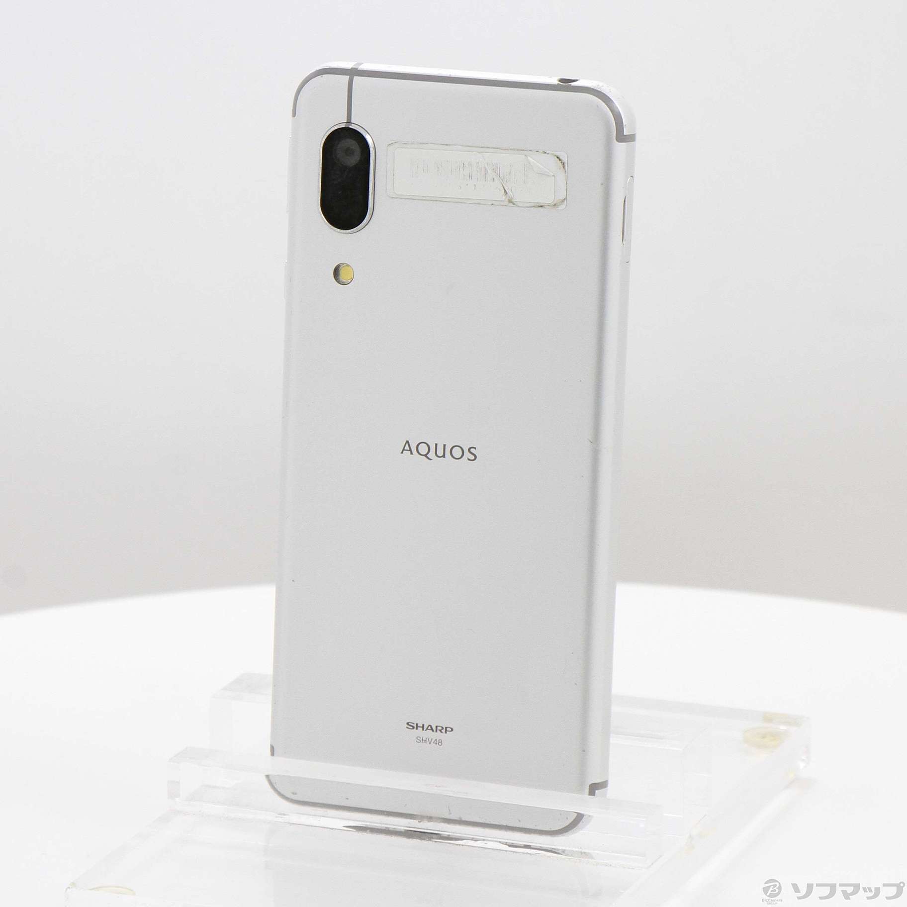 中古】AQUOS sense3 basic 32GB シルバー SHV48 auロック解除SIMフリー