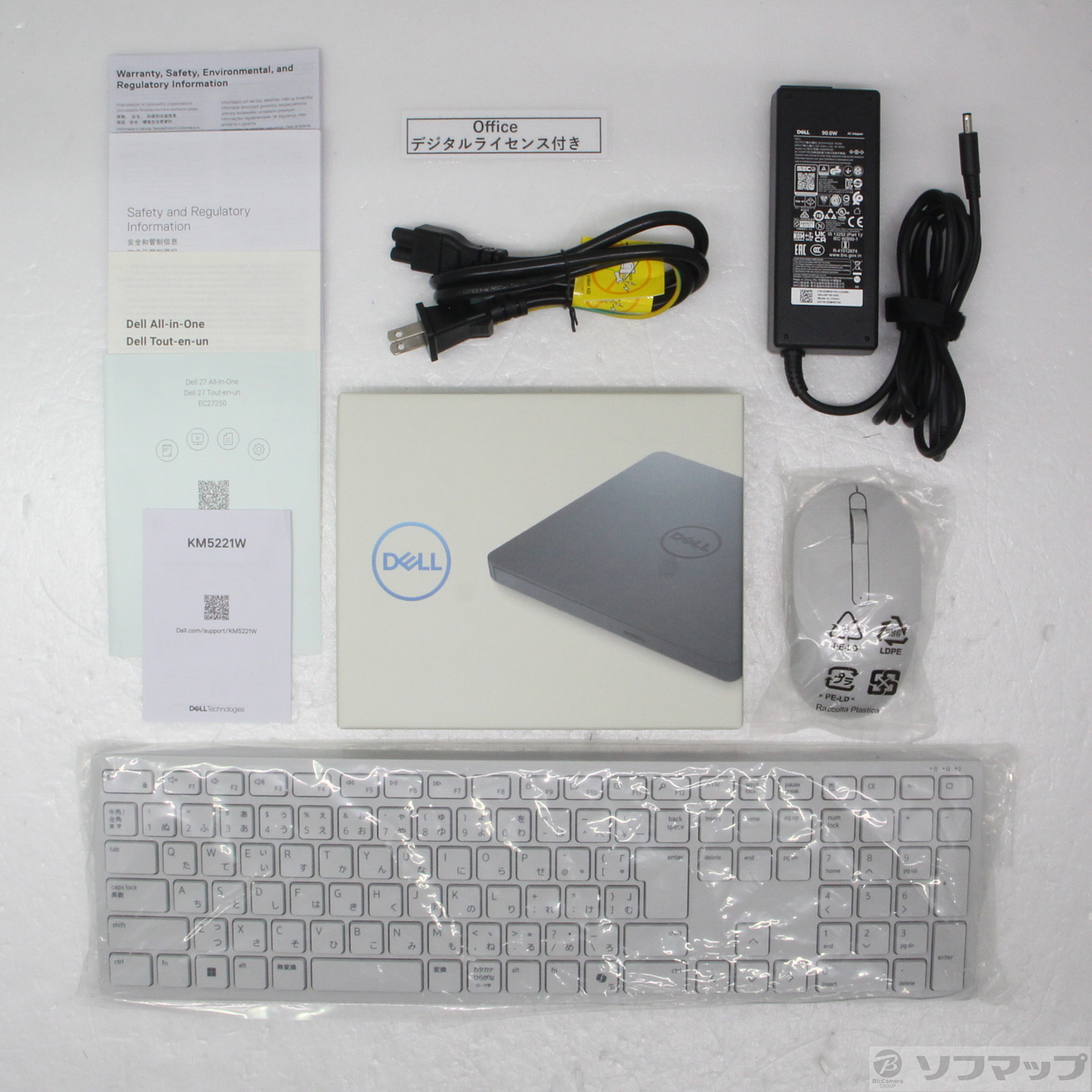 〔展示品〕 Dell 27 All-in-One AD69-FNHBC パールホワイト