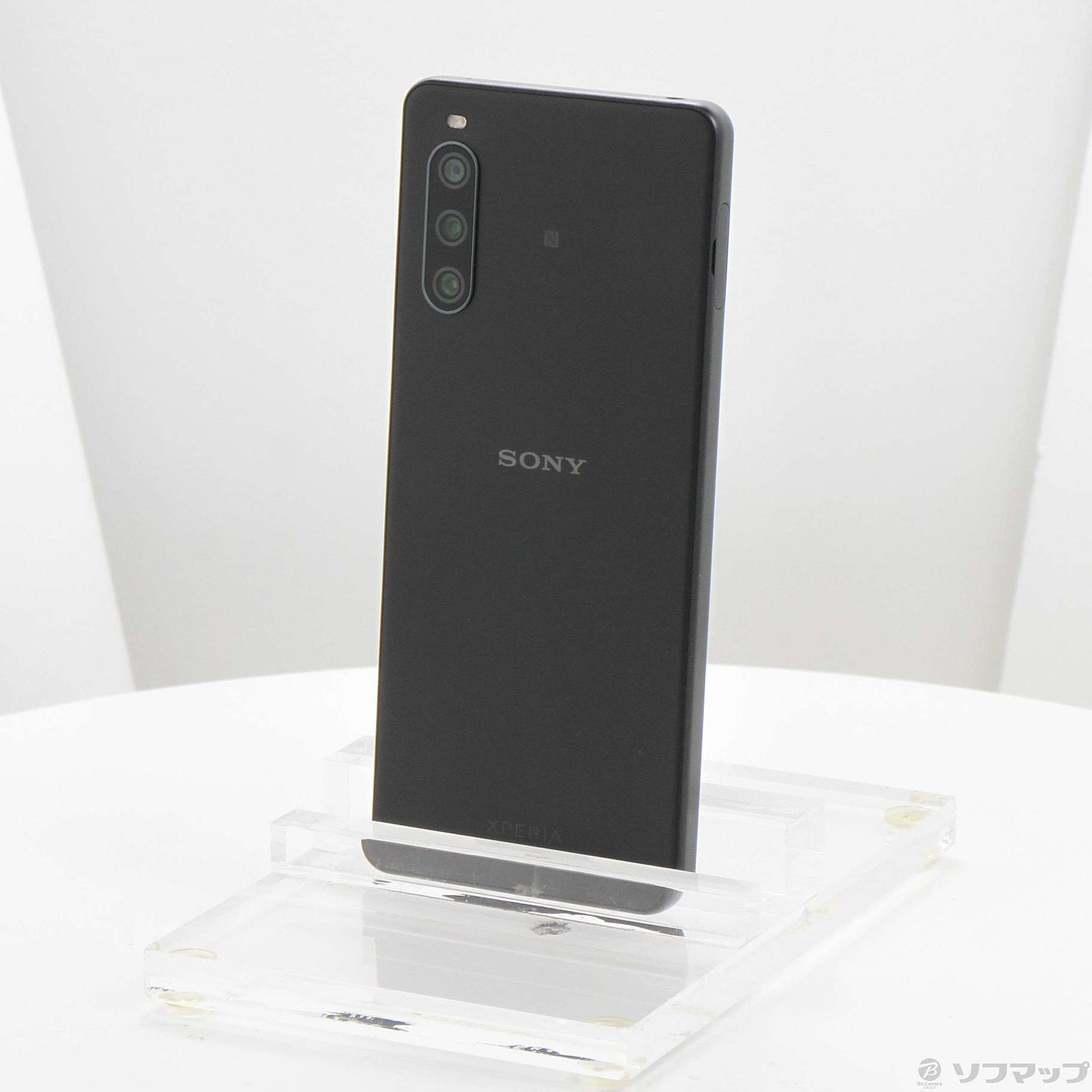 中古品〕 Xperia 10 IV 128GB ブラック A202SO Softbank SIMフリー｜の