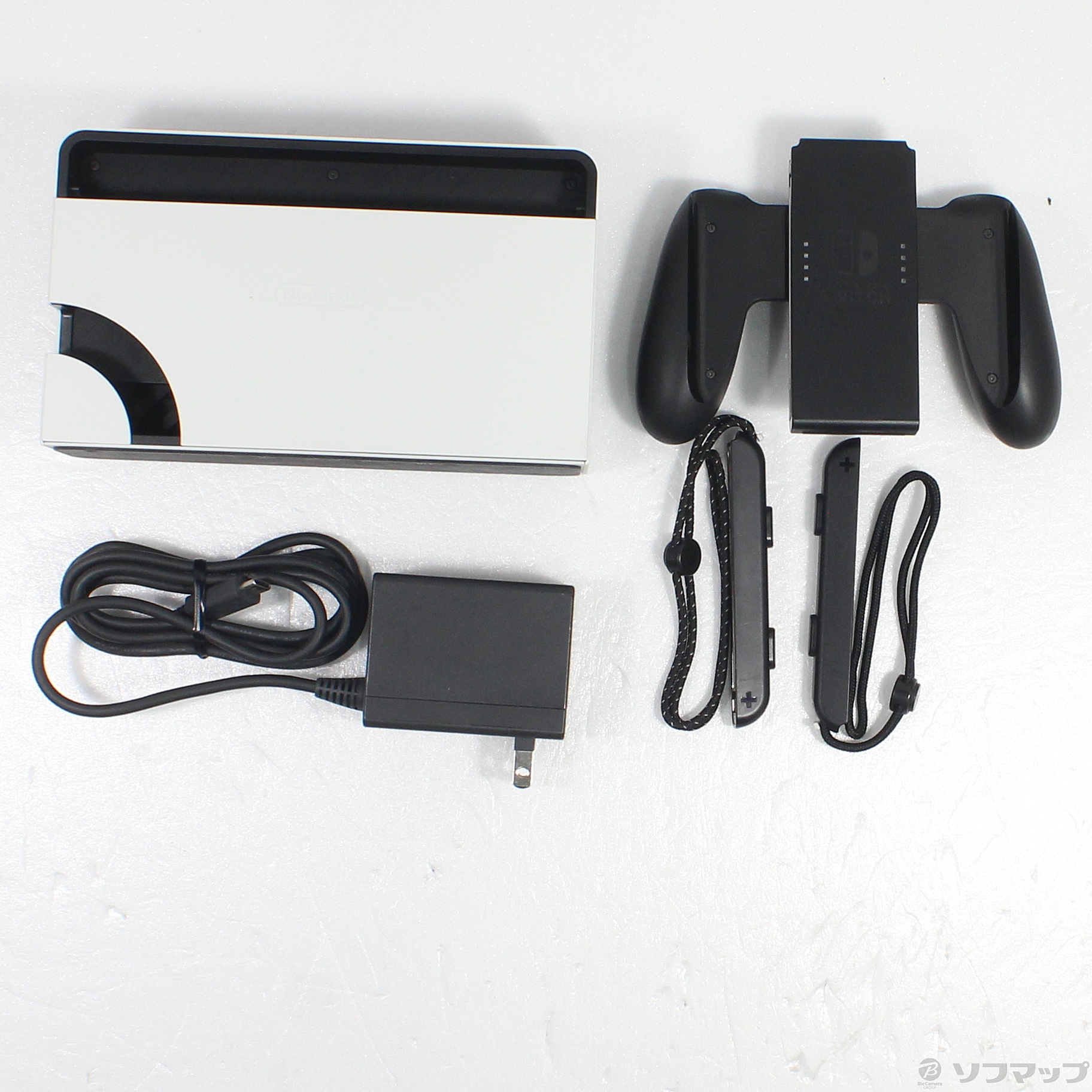 中古品〕 Nintendo Switch 有機ELモデル Joy-Con(L)／(R) ホワイト｜の