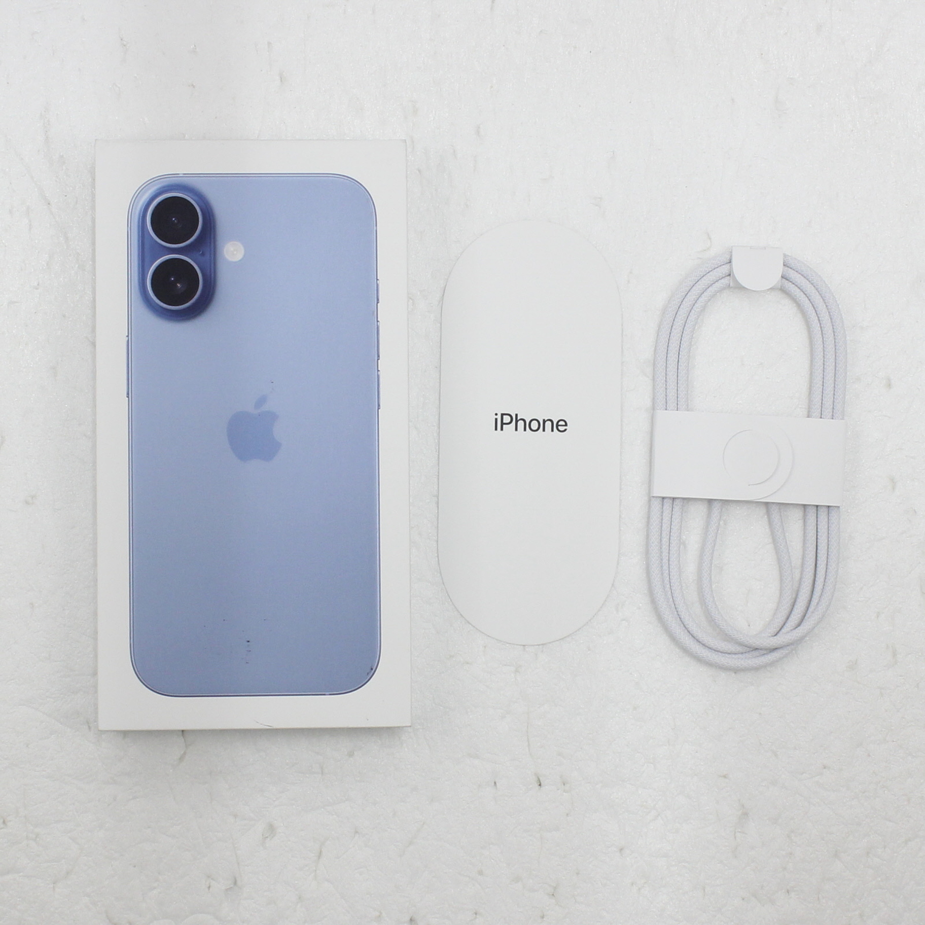 中古】iPhone17 256GB ミストブルー MG694J／A SIMフリー