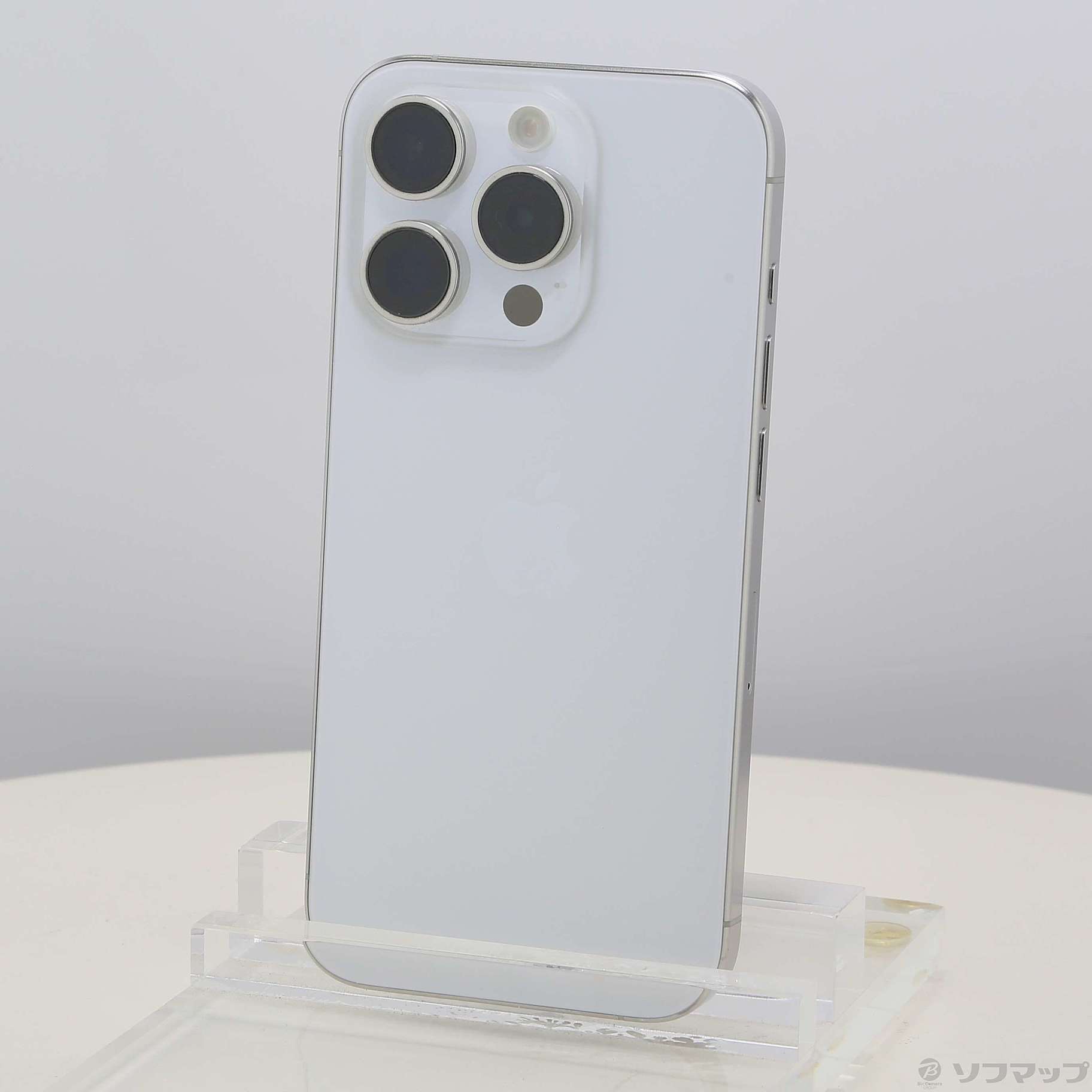 中古品〕 iPhone15 Pro 128GB ホワイトチタニウム MTU83J／A SIMフリー