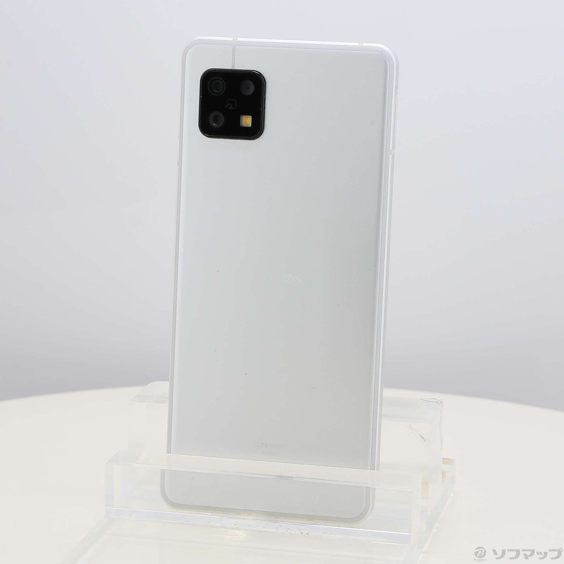 中古品〕 AQUOS sense6s 64GB シルバー SHG07 au SIMフリー｜の通販は