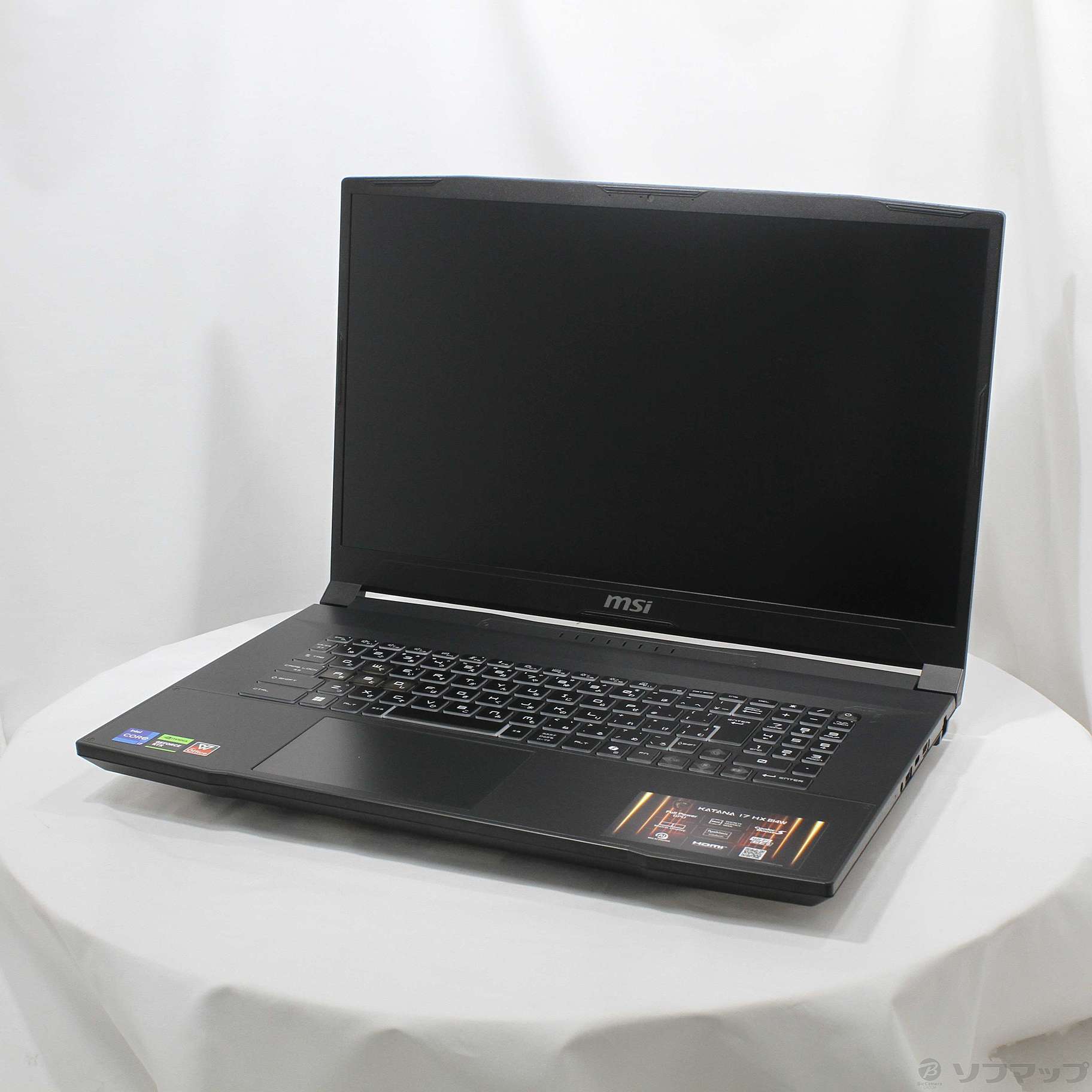 〔展示品〕 Katana 17 HX B14W Katana-17-HX-B14WFK-5060JP ブラック