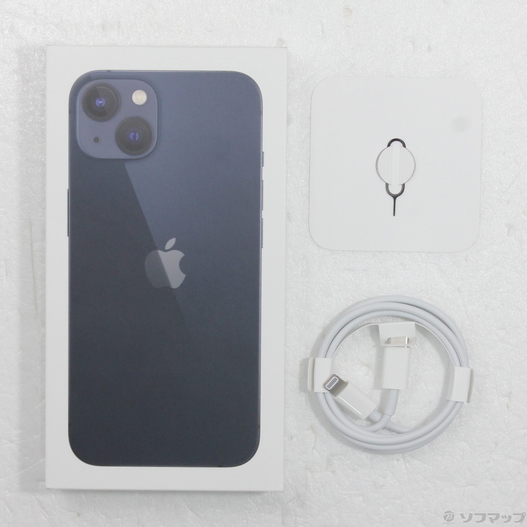 中古】iPhone13 128GB ミッドナイト MLNC3J／A SIMフリー