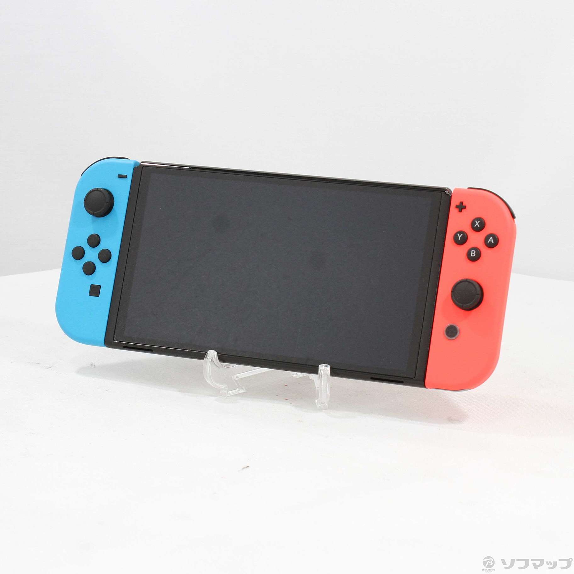 中古品〕 Nintendo Switch 有機ELモデル Joy-Con(L) ネオンブルー／(R