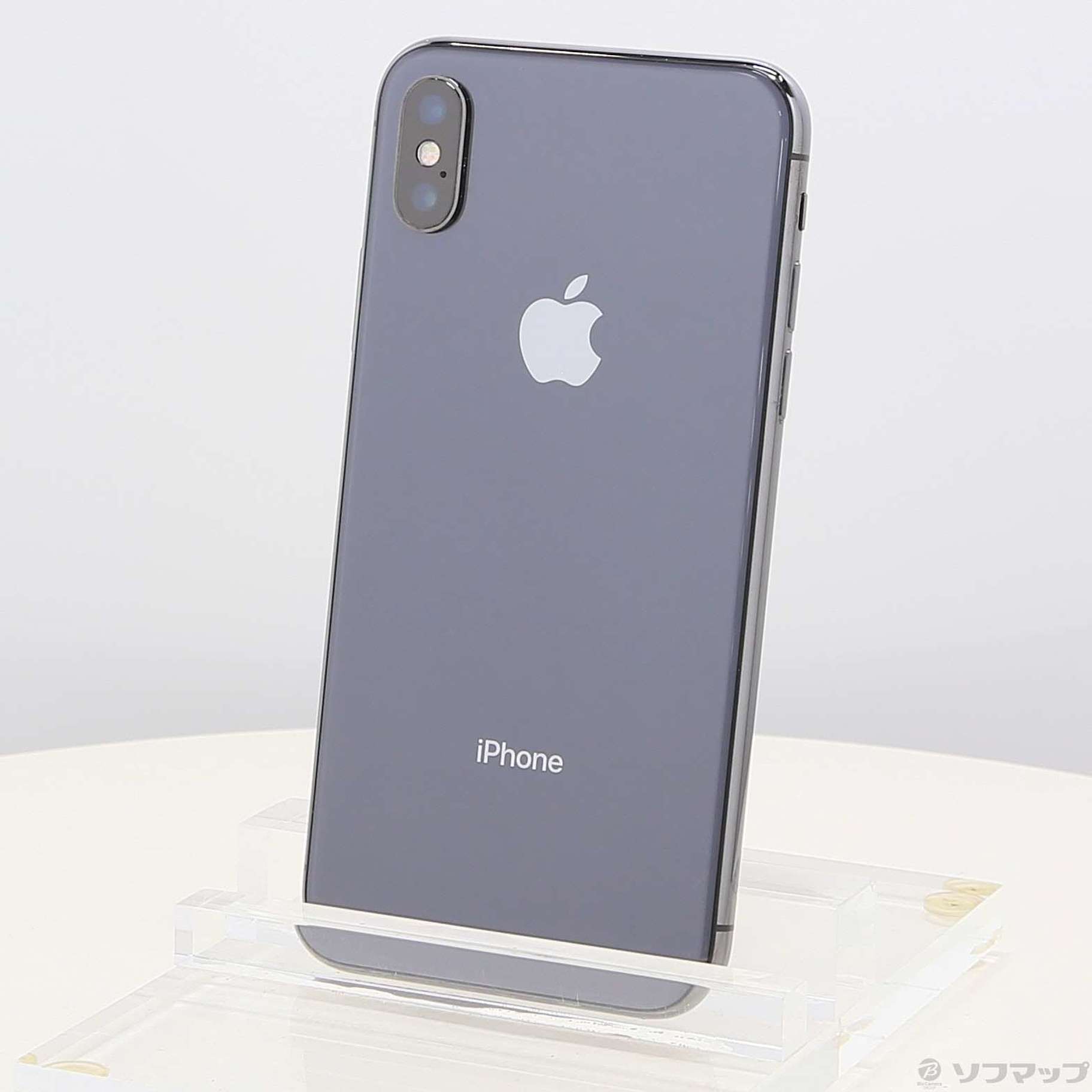 中古品〕 iPhoneX 256GB スペースグレイ MQC12J／A SoftBank｜の通販は