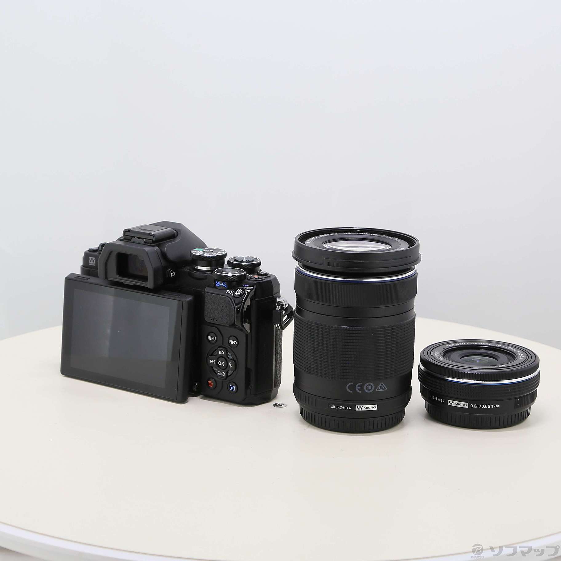 中古】OM-D E-M10 Mark III EZダブルズームキット ブラック
