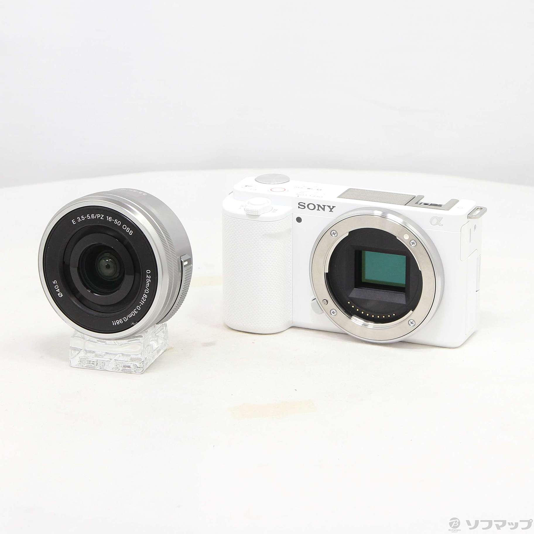 中古】VLOGCAM ZV-E10L パワーズームレンズキット ホワイト