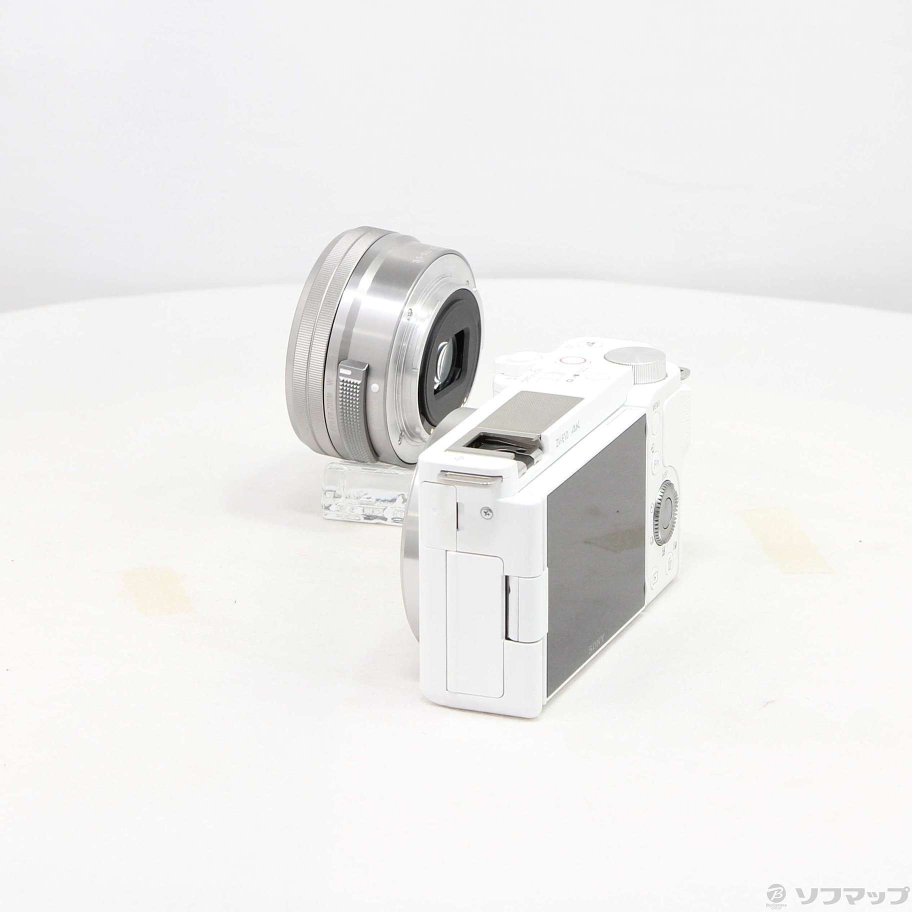 中古】VLOGCAM ZV-E10L パワーズームレンズキット ホワイト