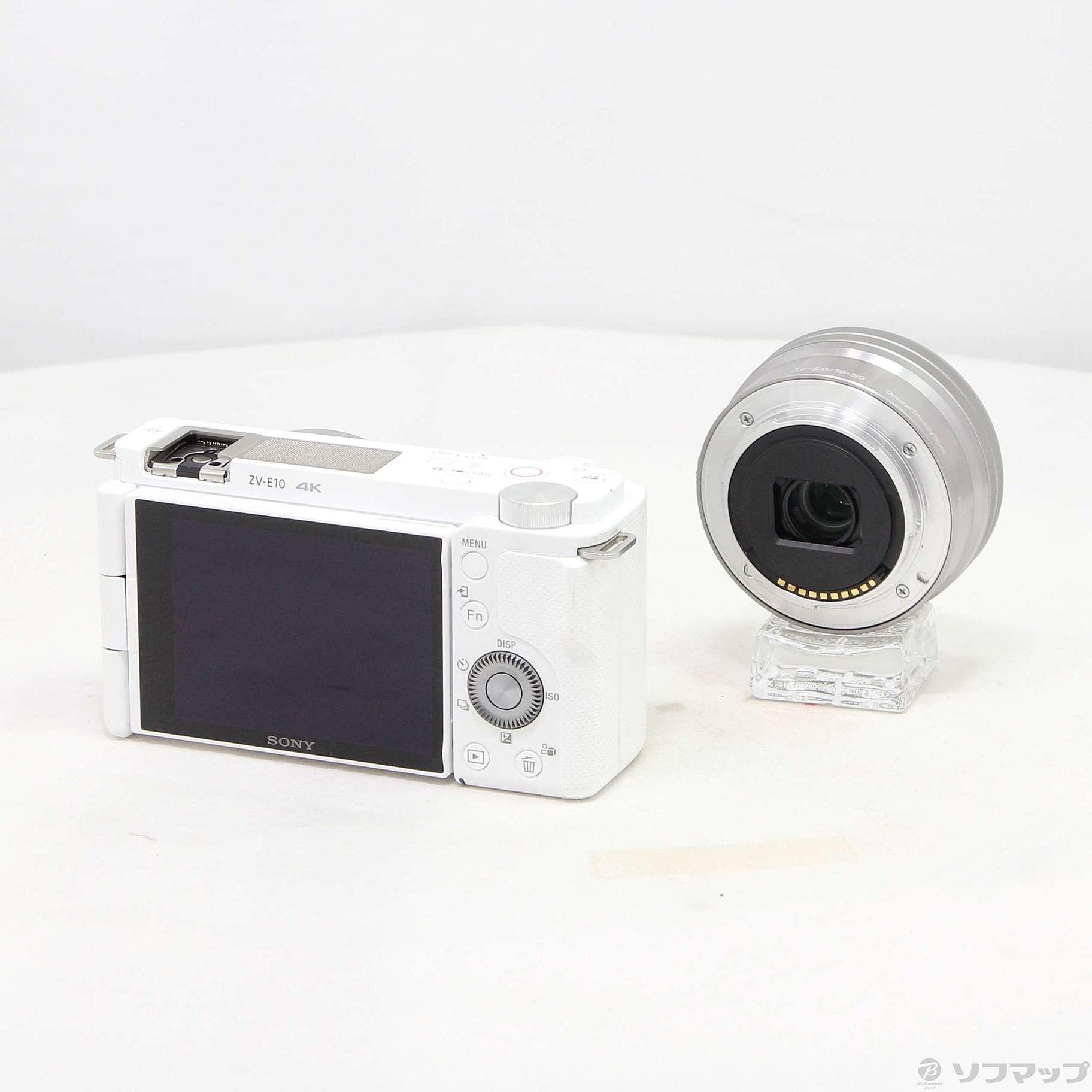 中古】VLOGCAM ZV-E10L パワーズームレンズキット ホワイト