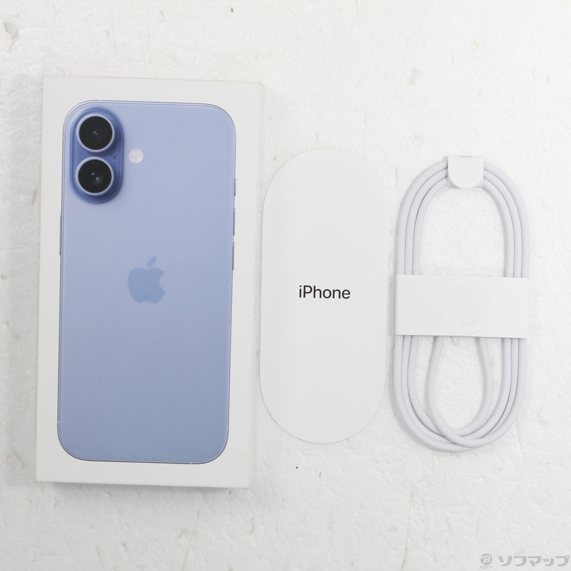 中古】iPhone17 256GB ミストブルー MG694J／A SIMフリー