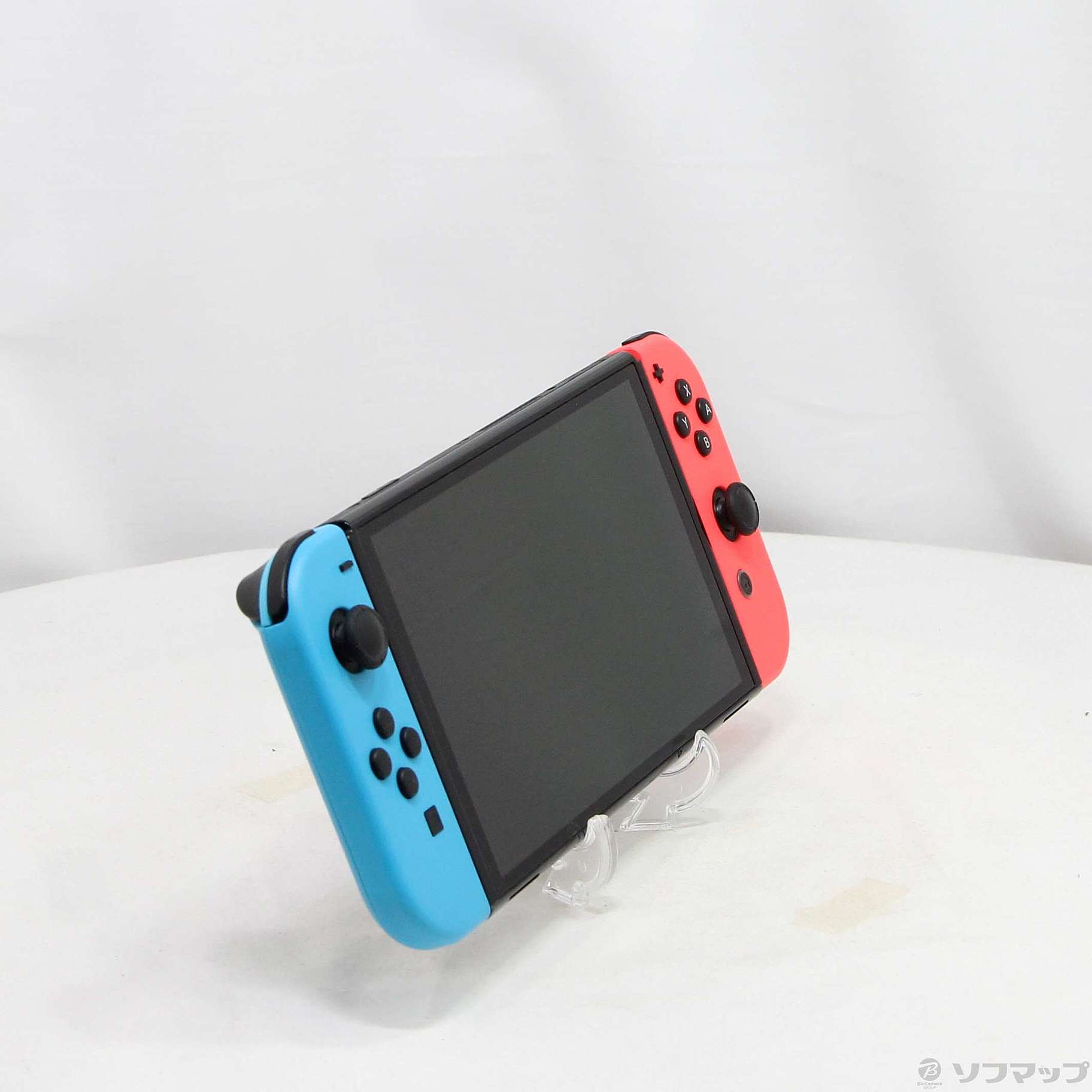 中古】Nintendo Switch 有機ELモデル Joy-Con(L) ネオンブルー／(R