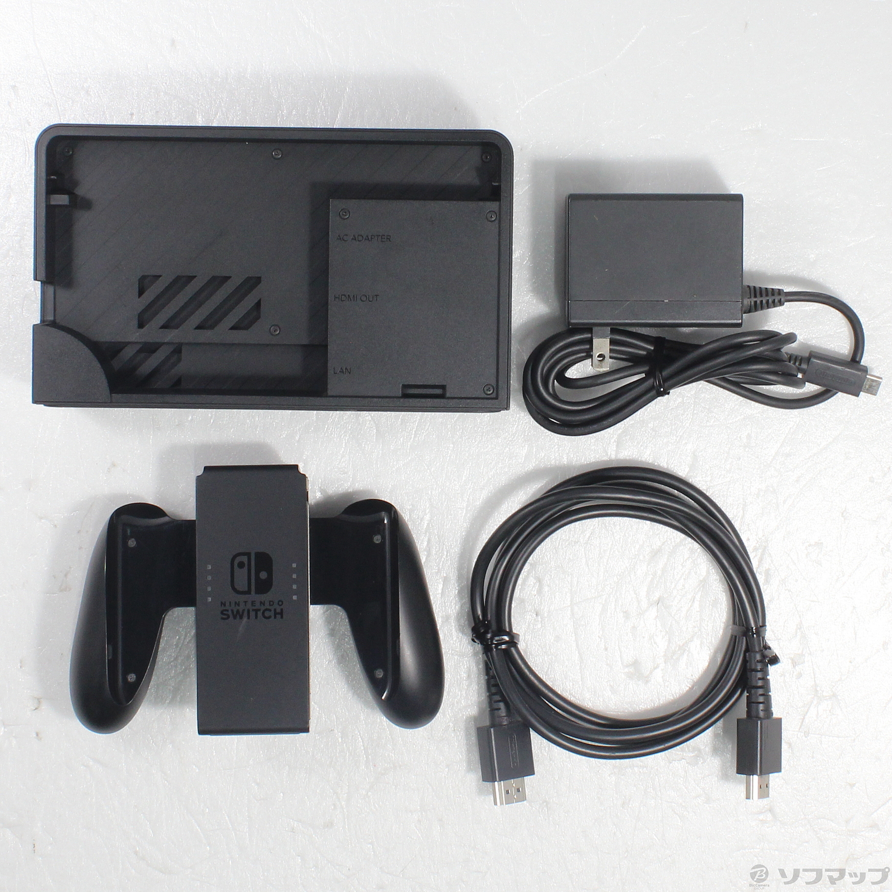 中古】Nintendo Switch 有機ELモデル Joy-Con(L) ネオンブルー／(R