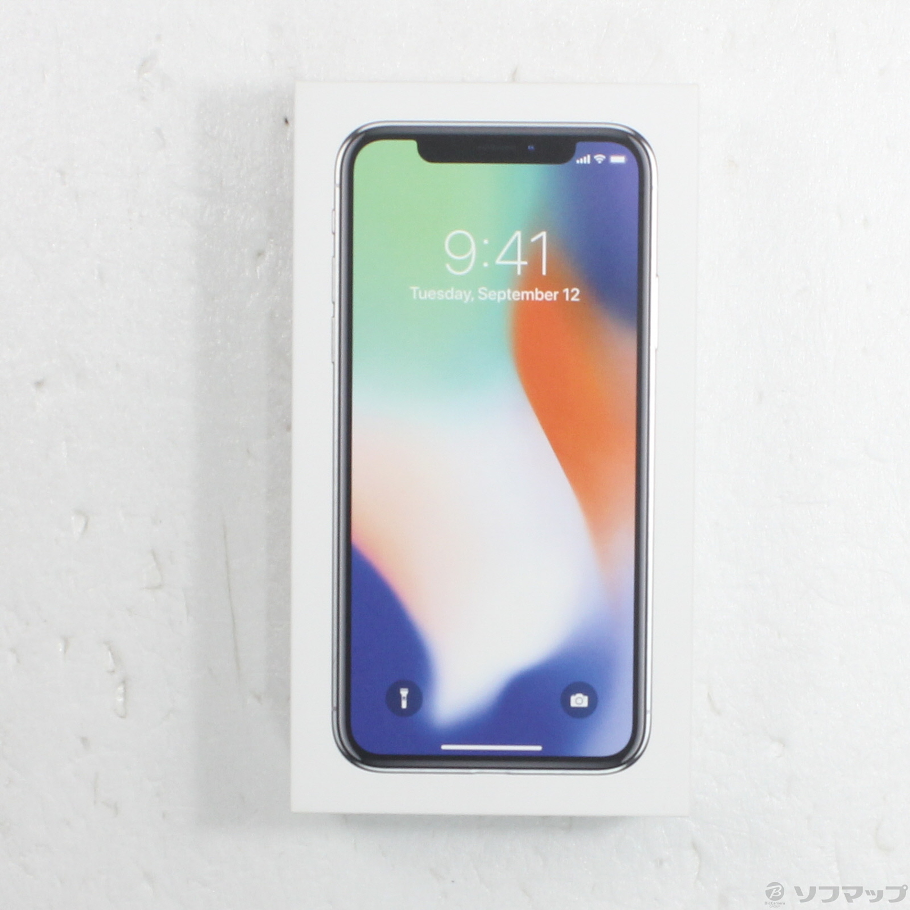 中古】iPhoneX 256GB シルバー MQC22J／A SIMフリー [2133077145270