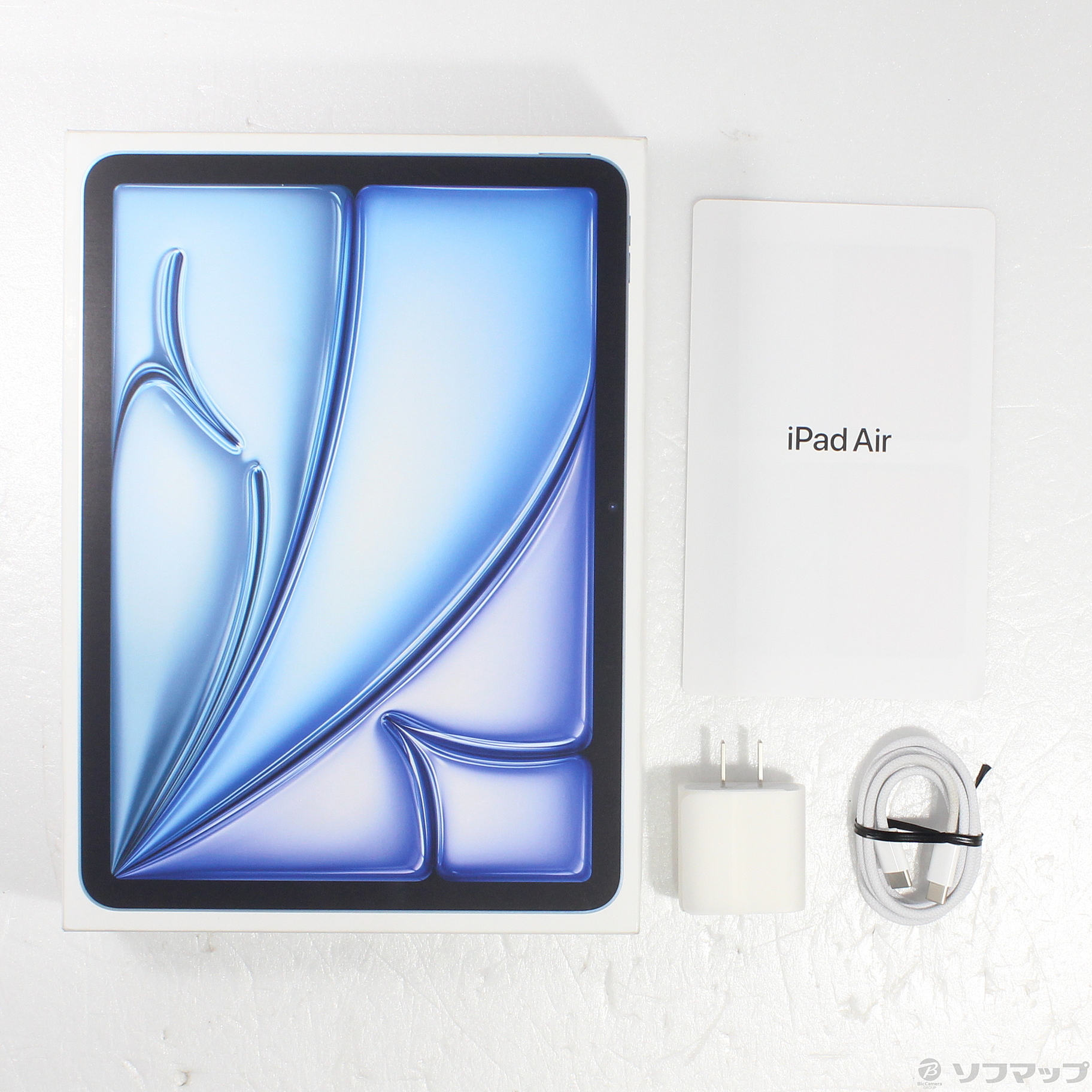 中古】iPad Air 11インチ 第6世代 128GB ブルー MUWD3J／A Wi-Fi ［11