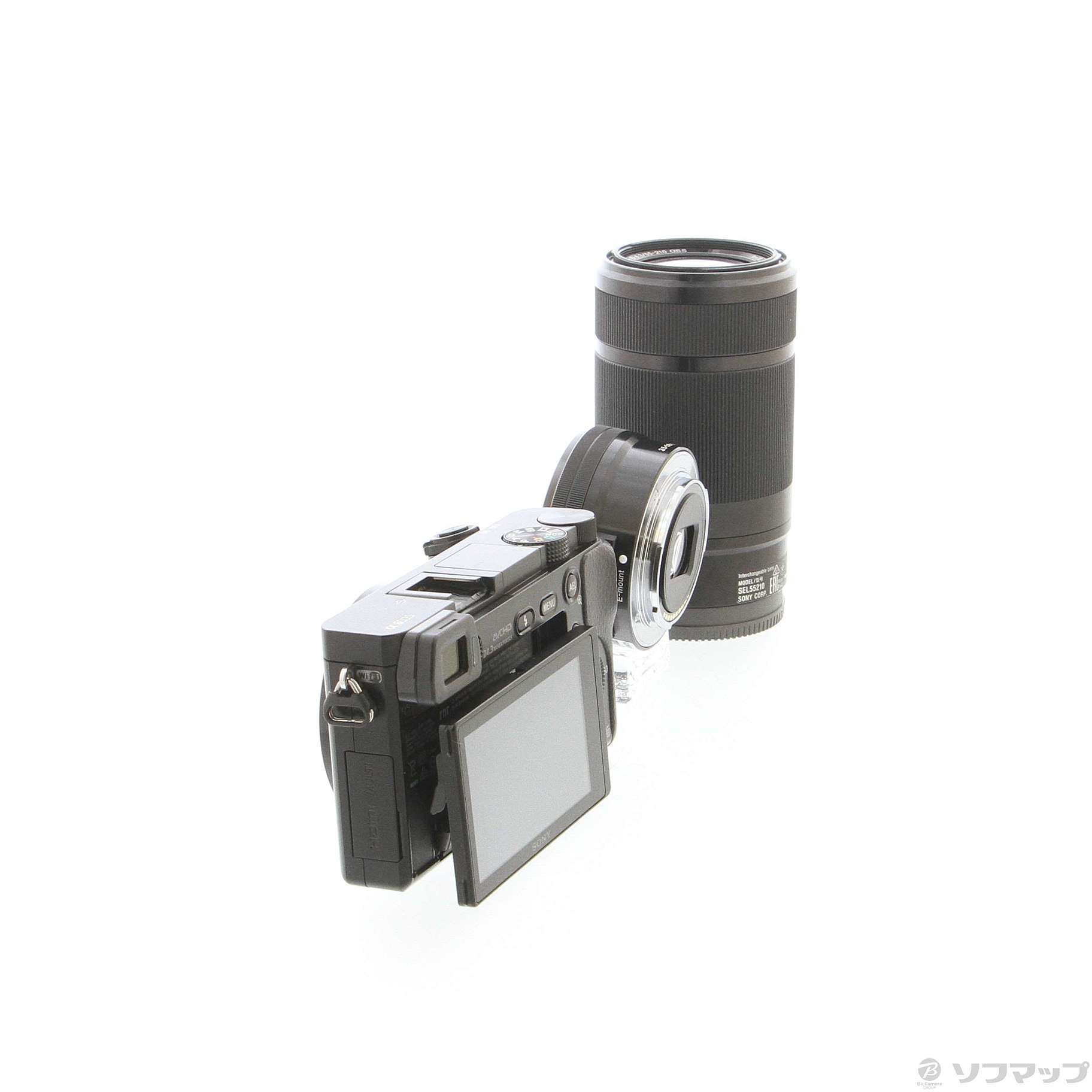 中古】α6000 ILCE-6000Y ブラック ダブルズームレンズキット