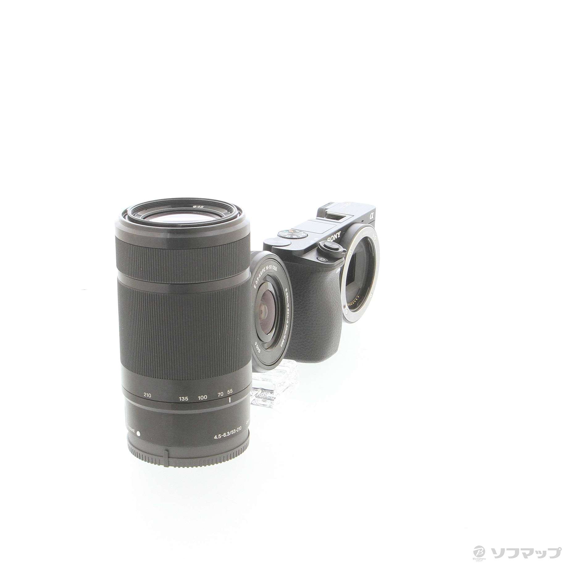 中古】α6000 ILCE-6000Y ブラック ダブルズームレンズキット